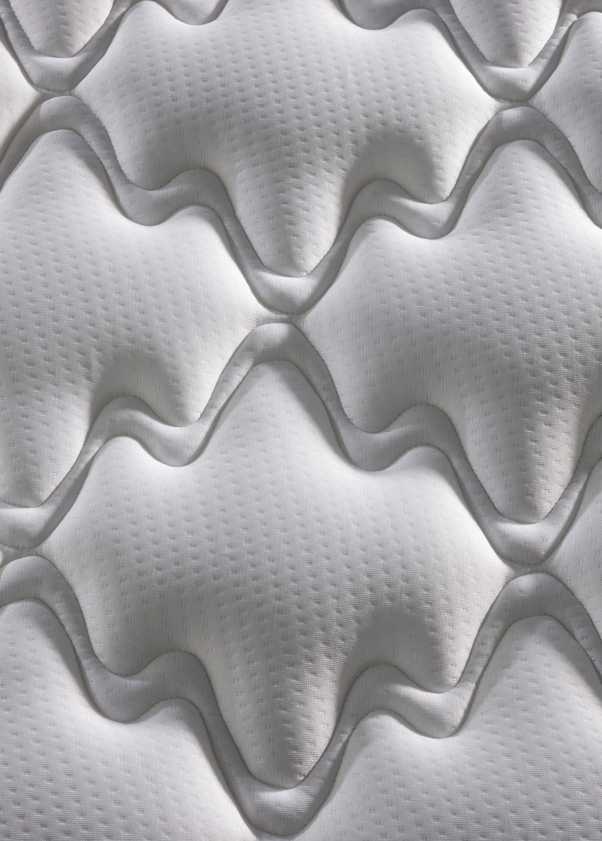 Matelas ferme mousse haute densité, haut. 17/18cm BLANC AFI-LAVANDE DE2