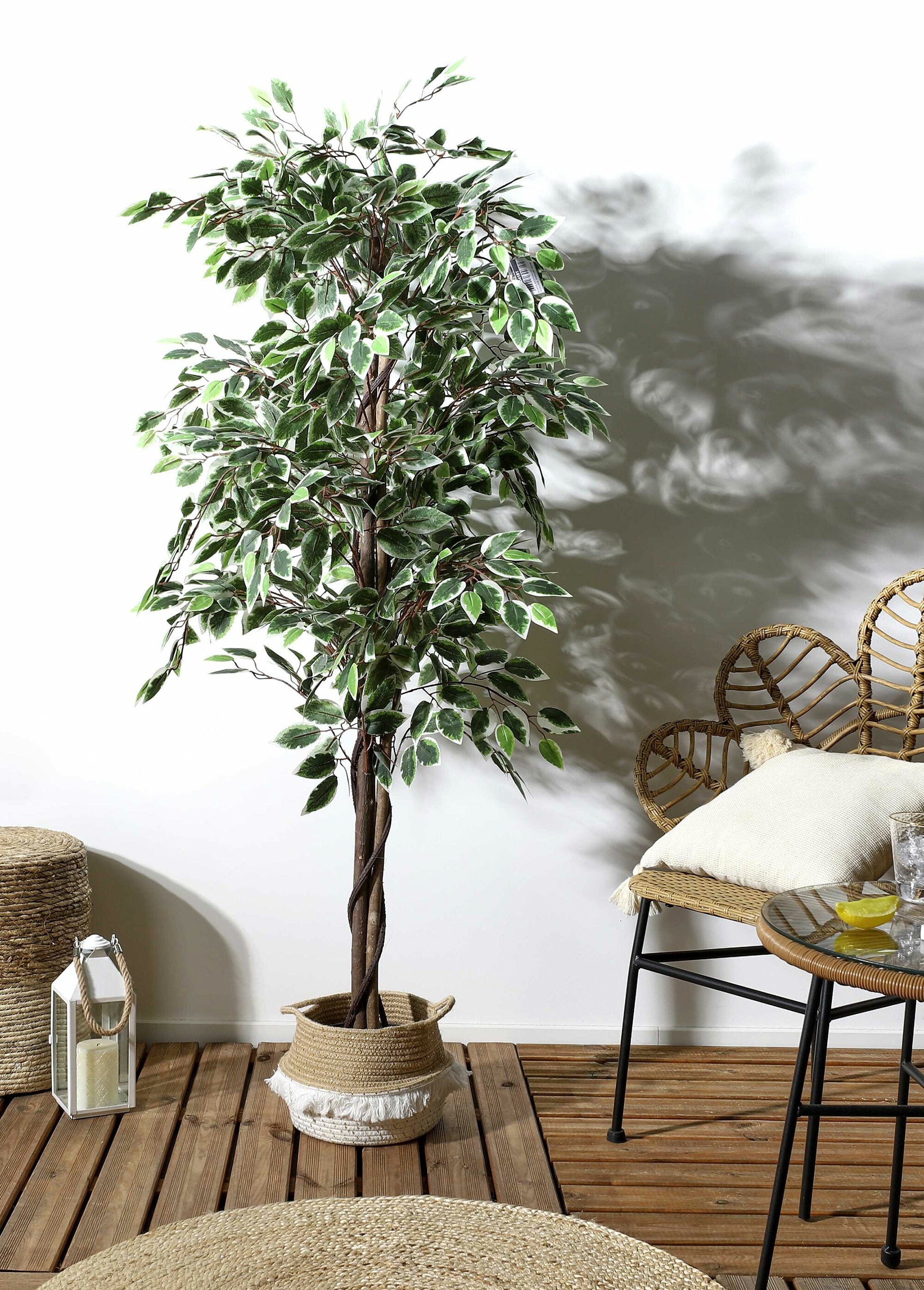 Plante artificielle feuillage panaché Vert CMP-HD4181 SI1