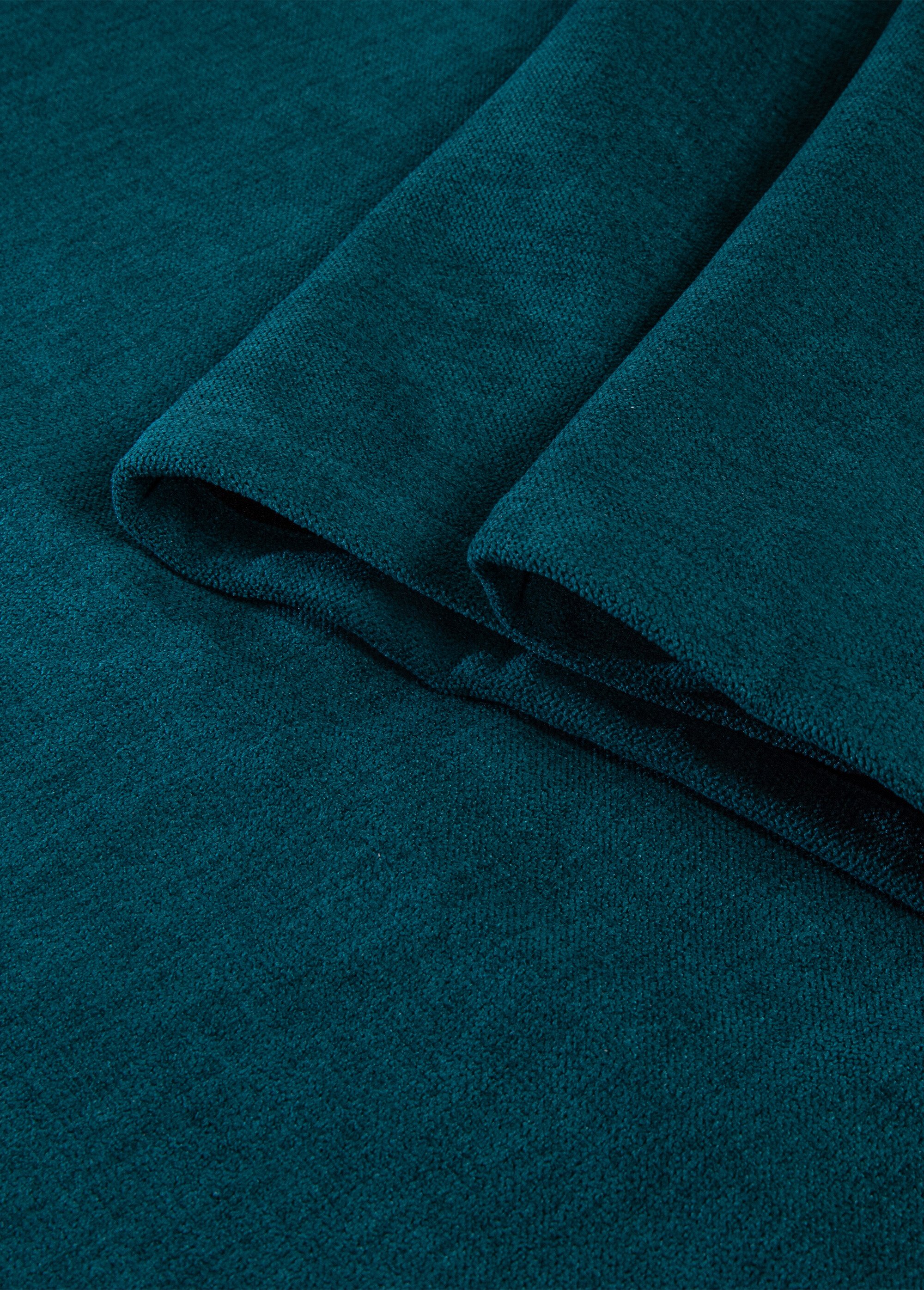 Rideau thermique occultant tissage jacquard finition oeillets Bleu RUTA DE2