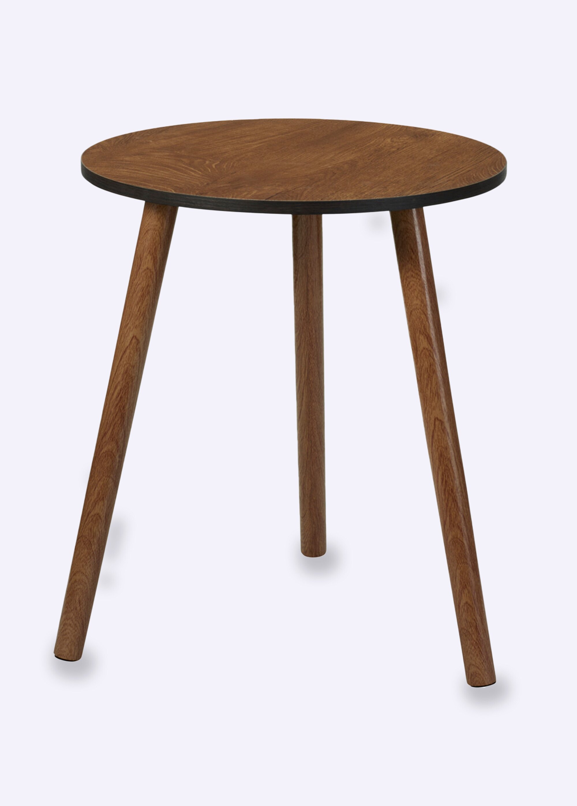 Table d'appoint en bois forme trépied