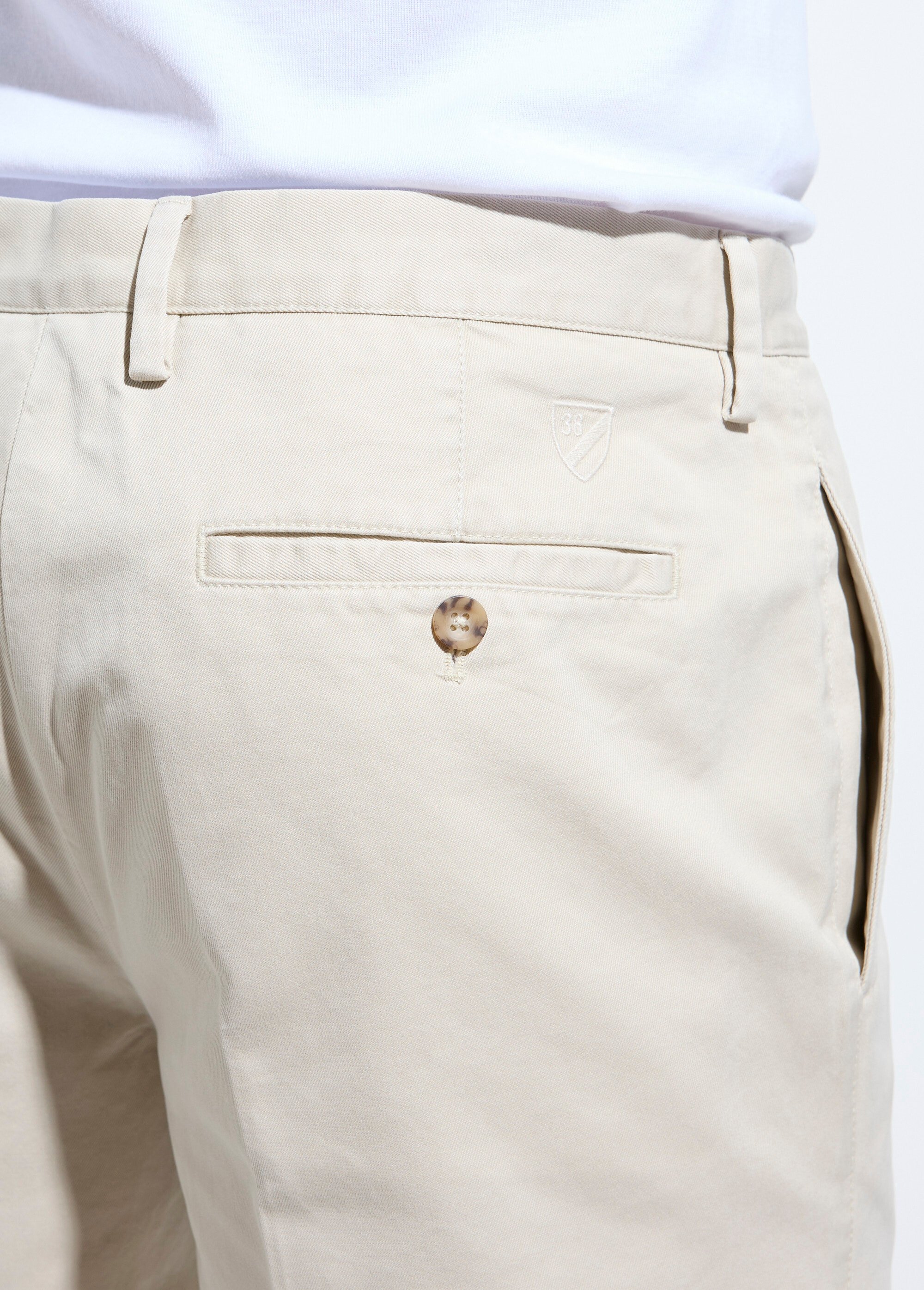 Bermuda chic en twill de coton