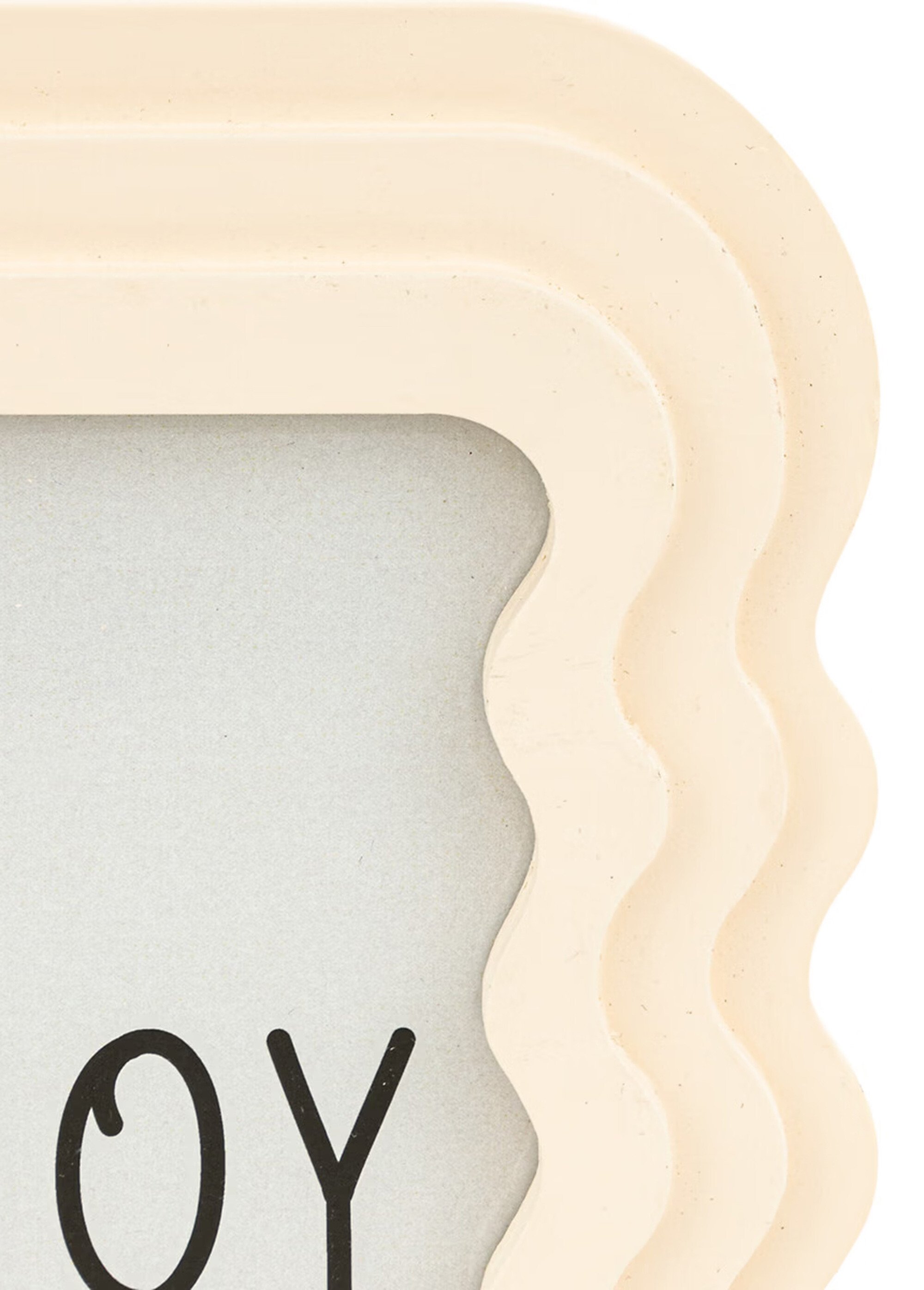 Cadre photo forme ondulée, 13x18cm Beige JJA-203545 DE1