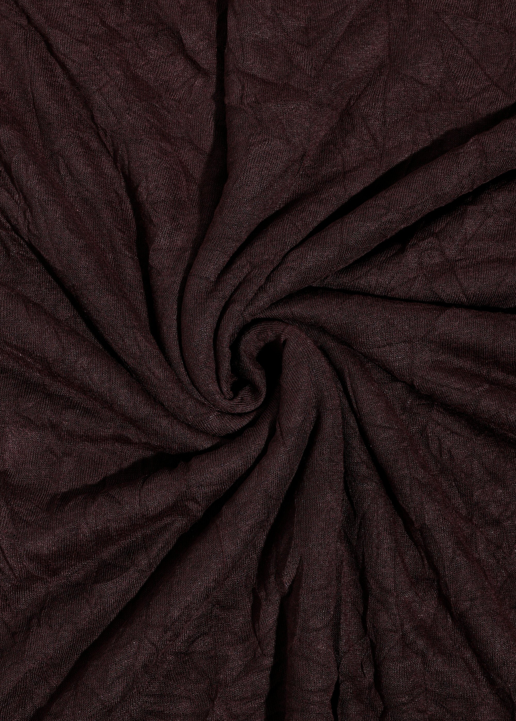 Coupon tissu jersey flammé, écorce