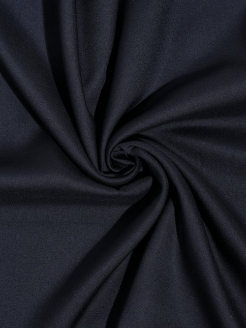 Coupon tissu viscose in the Navy BLEU COT120101 FA1