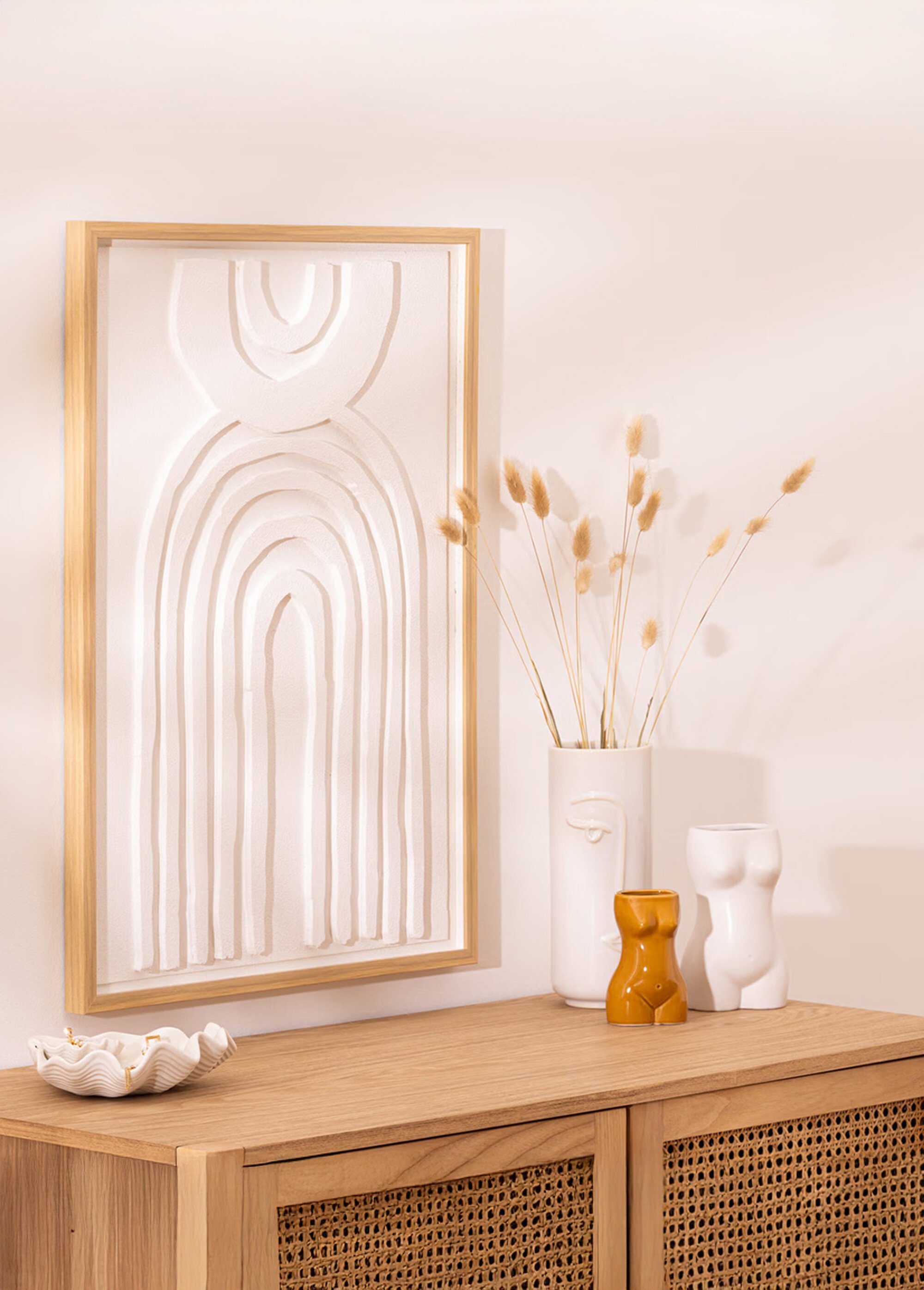Déco murale arches et cadre bois, Bobby Beige JJA-200273 SI1