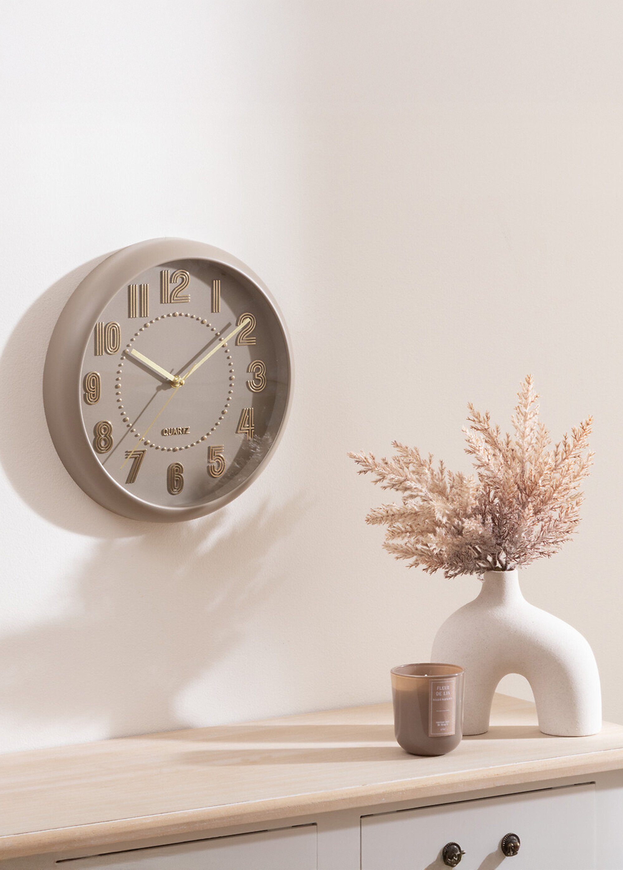 Horloge tendance avec aiguilles métal Marron JJA-212933B SI1