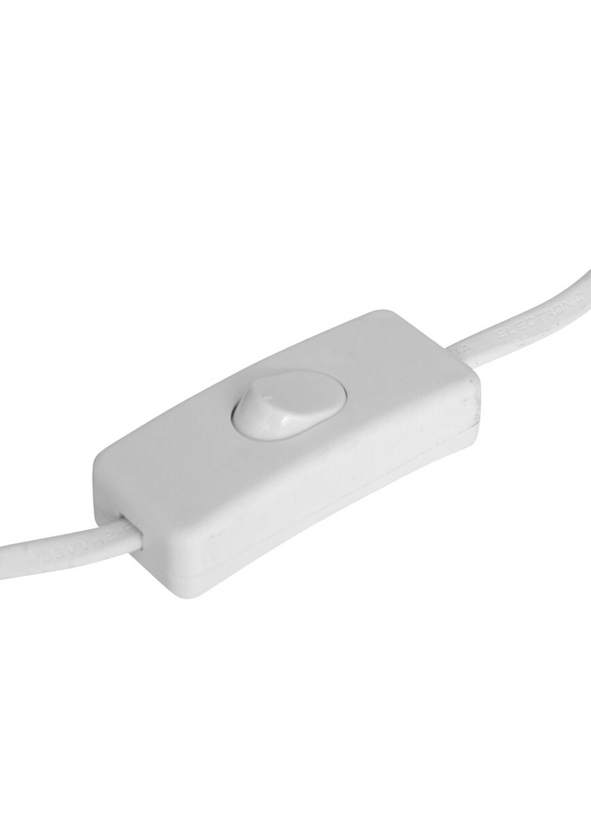 Lampe pied céramique et abat jour lin BLANC JJA-210347 DE2