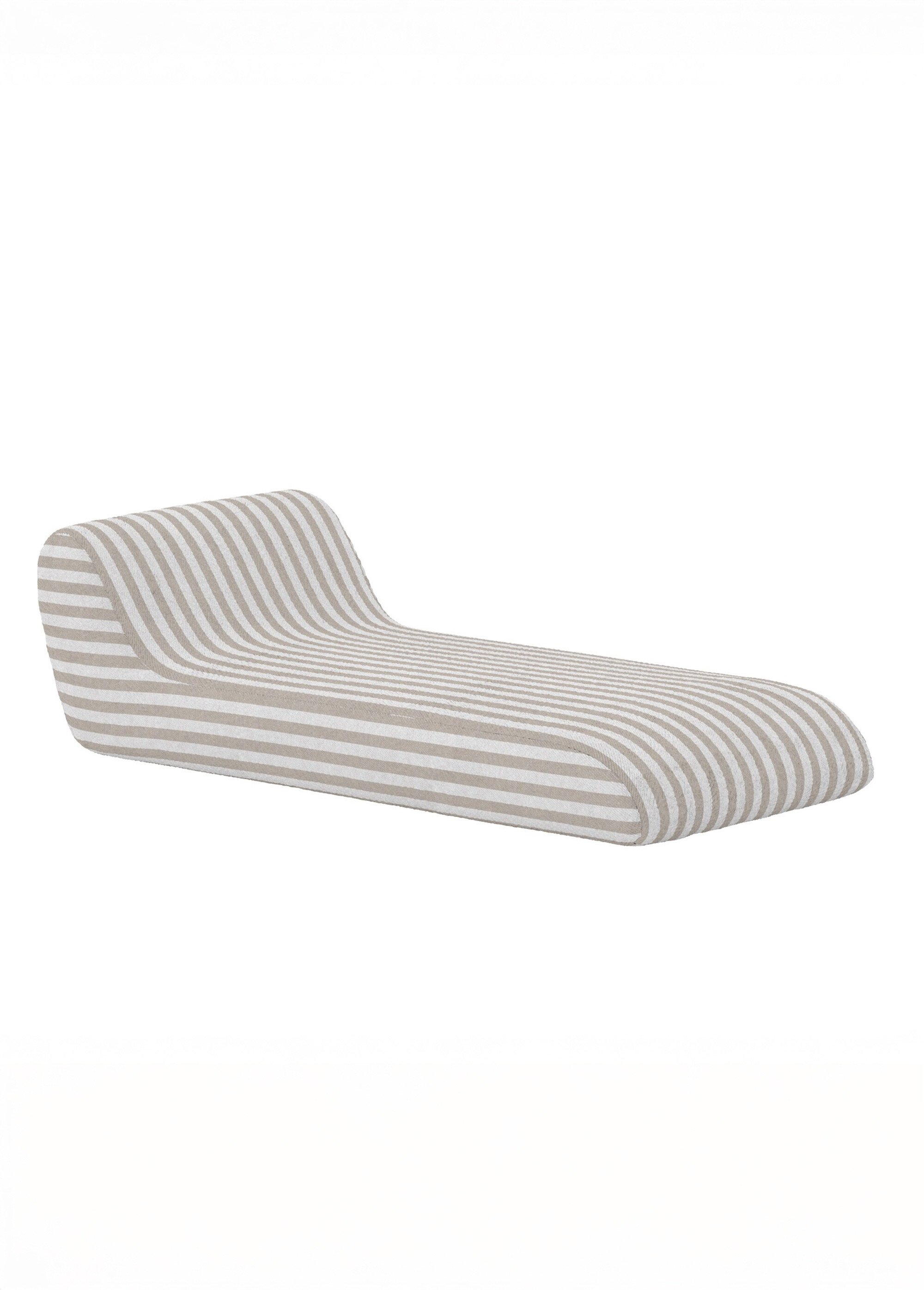 Lit de bronzage incurvé pour plein air BEIGE VEN-9906-222 FA1