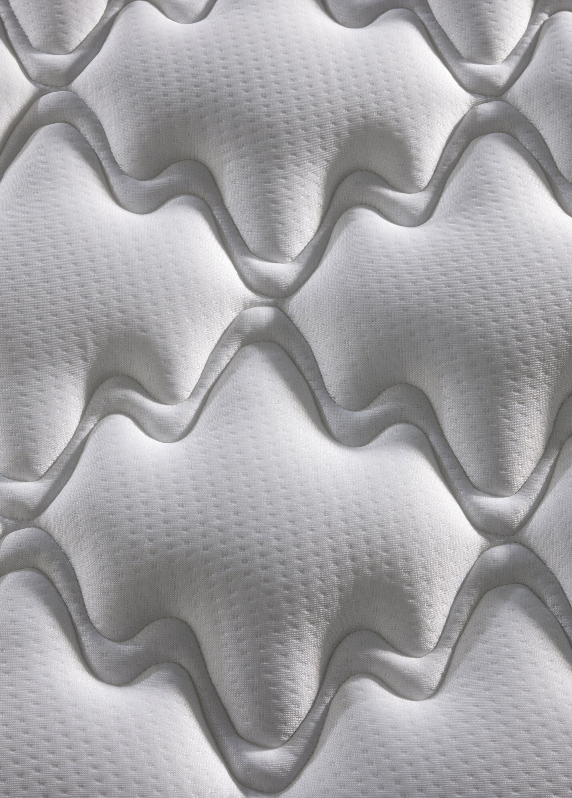 Matelas mousse latex 3 zones, haut. 17/18cm BLANC AFI-LYS DE2