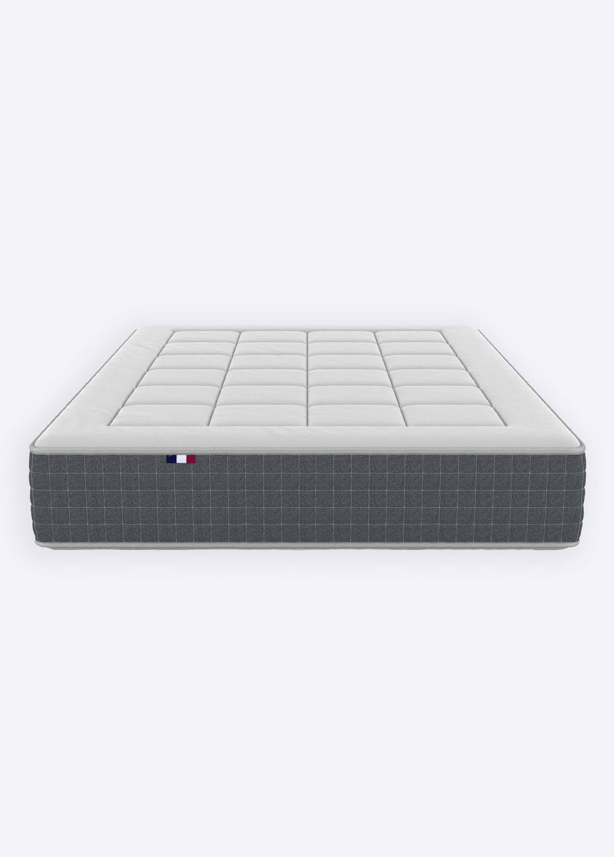 Matelas très ferme à ressorts 7 zones, haut. 28cm BLANC AFI-RHODODENDRO DE1