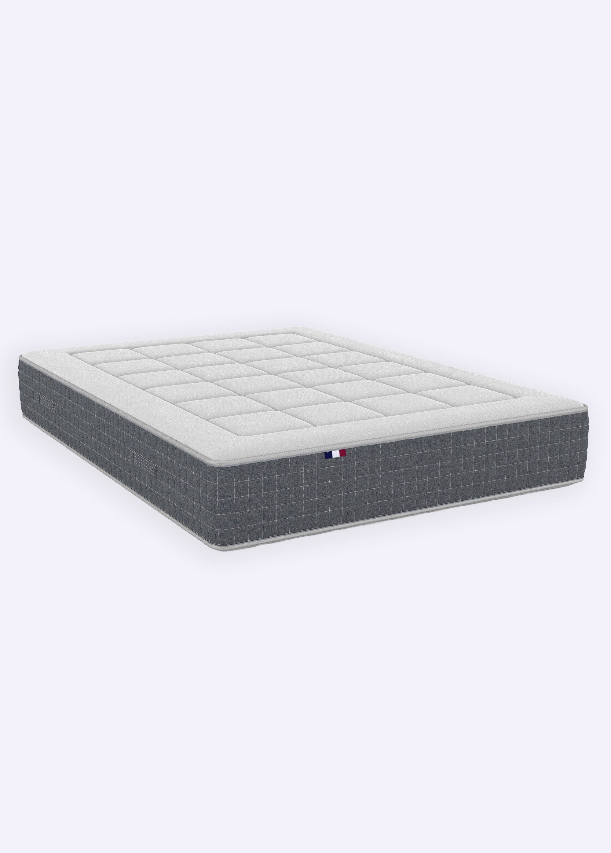 Matelas très ferme à ressorts 7 zones, haut. 28cm BLANC AFI-RHODODENDRO FA1