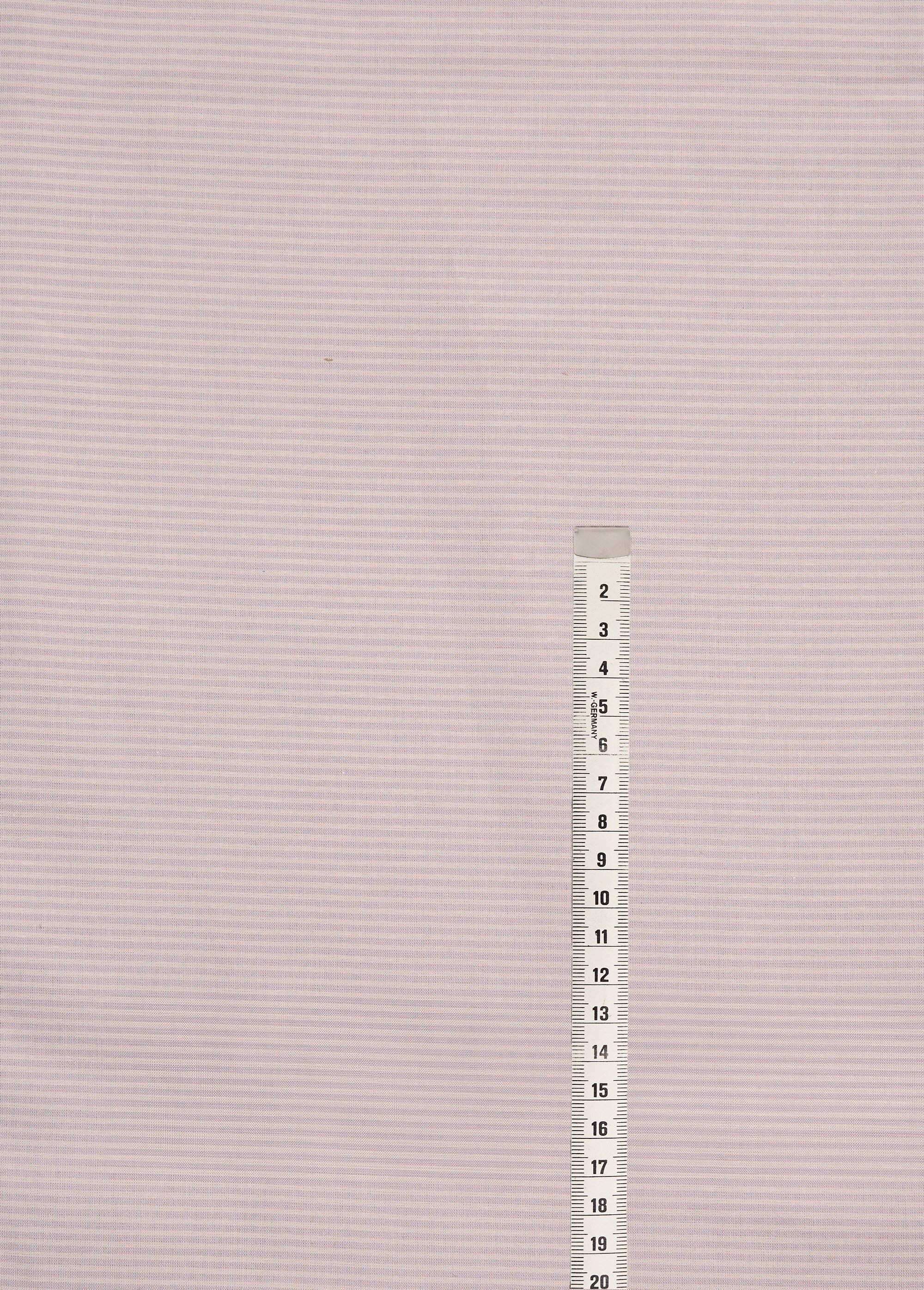 Coupon tissu coton rayures horizontales