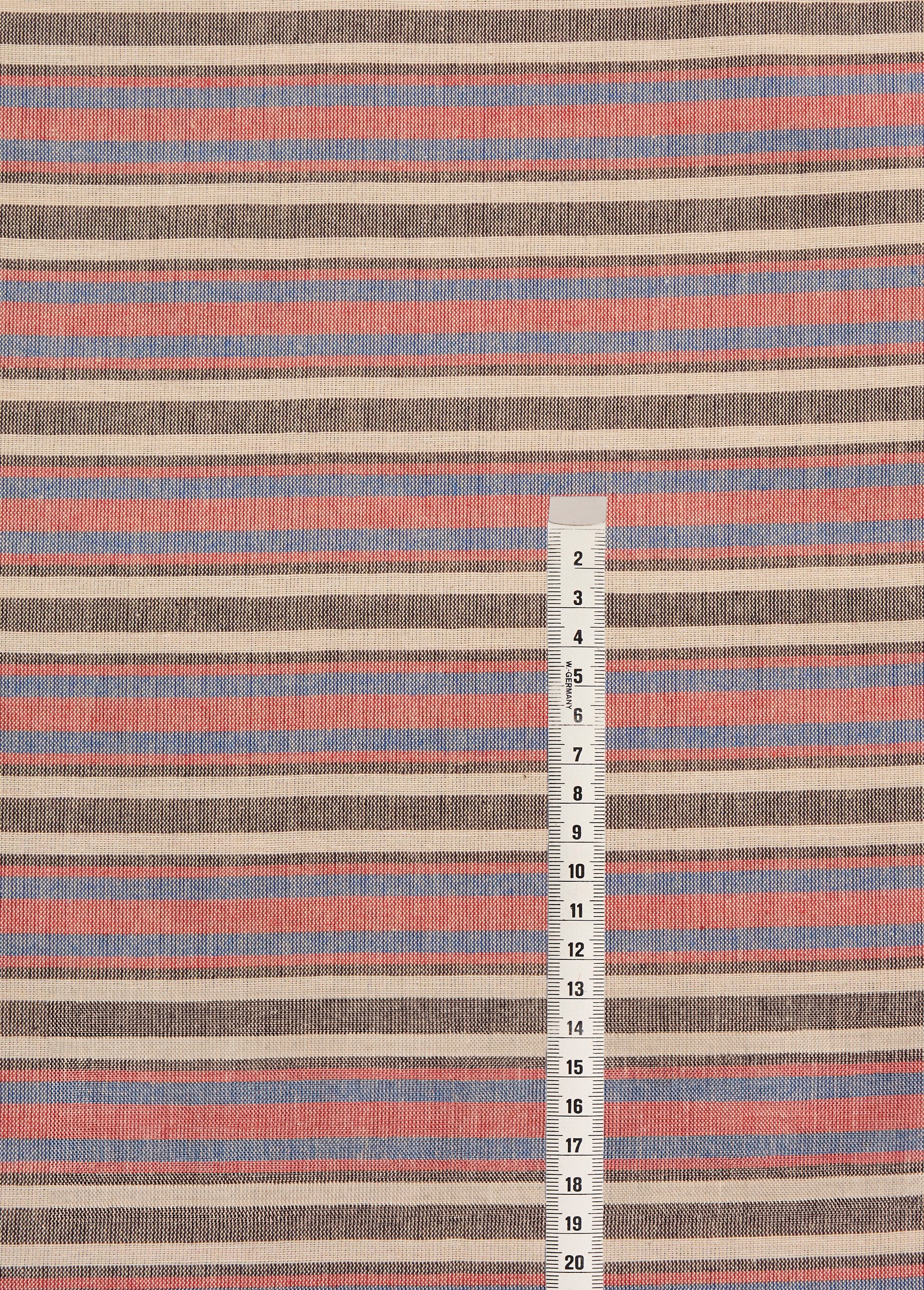 Coupon tissu rayures vives, Guéthary