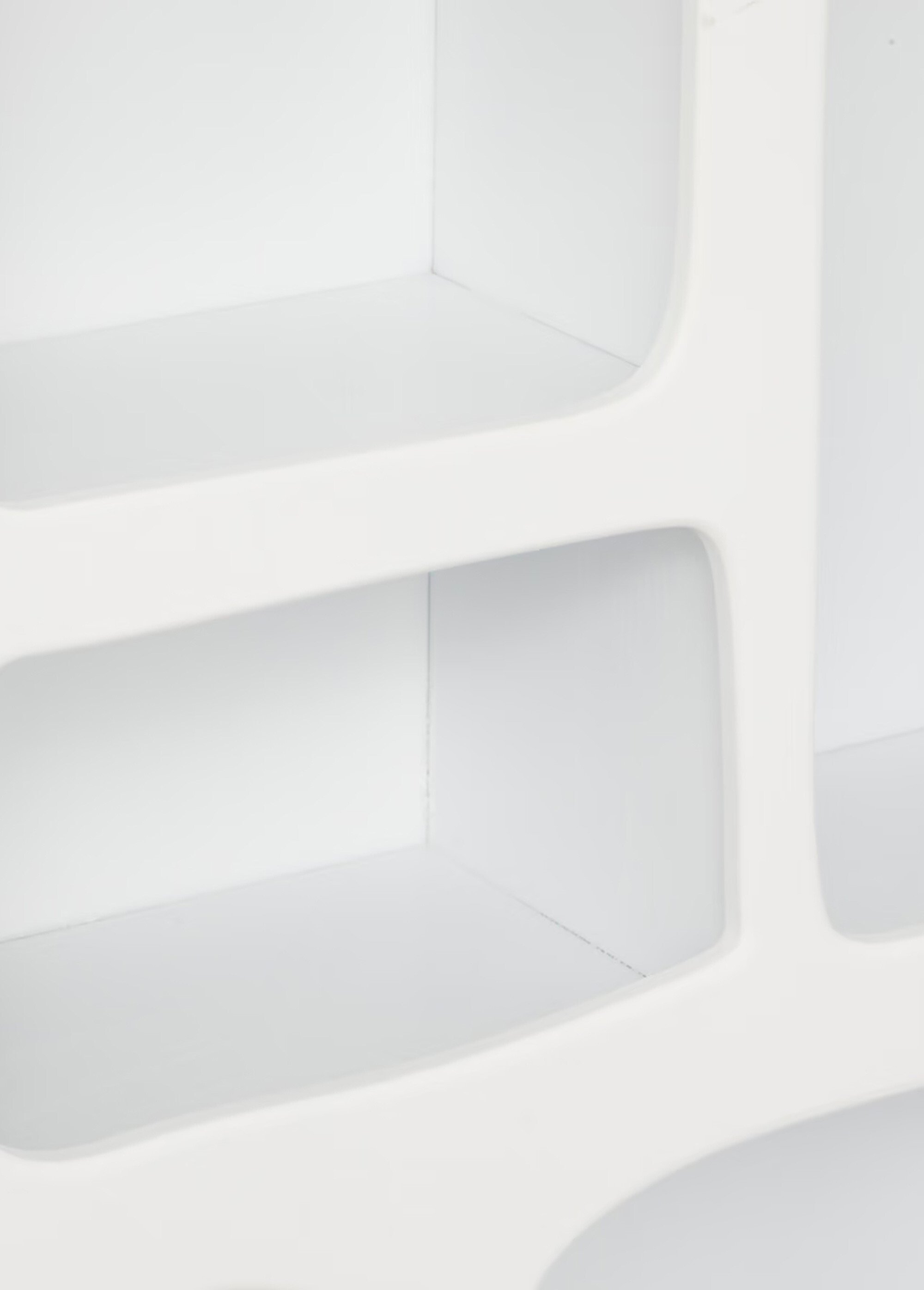 Meuble de rangement mural 5 niches BLANC JJA-193212 DE1