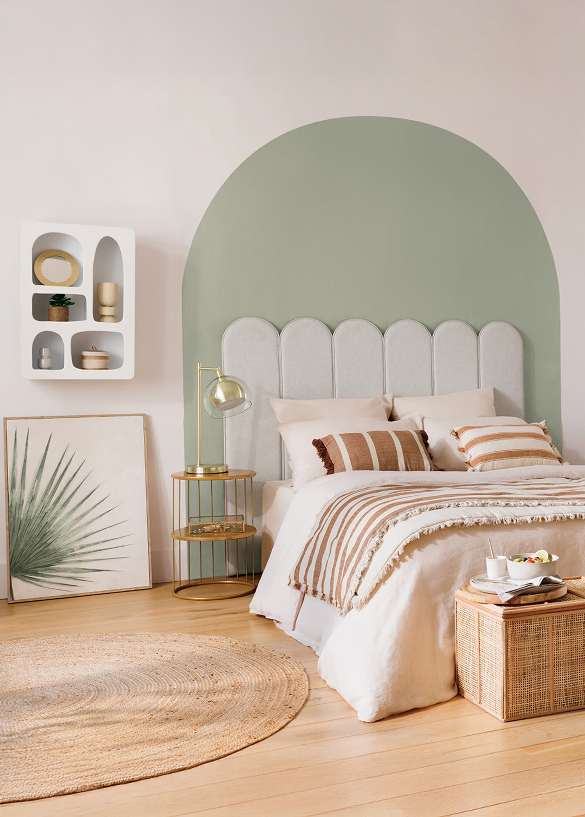 Meuble de rangement mural 5 niches BLANC JJA-193212 SI2