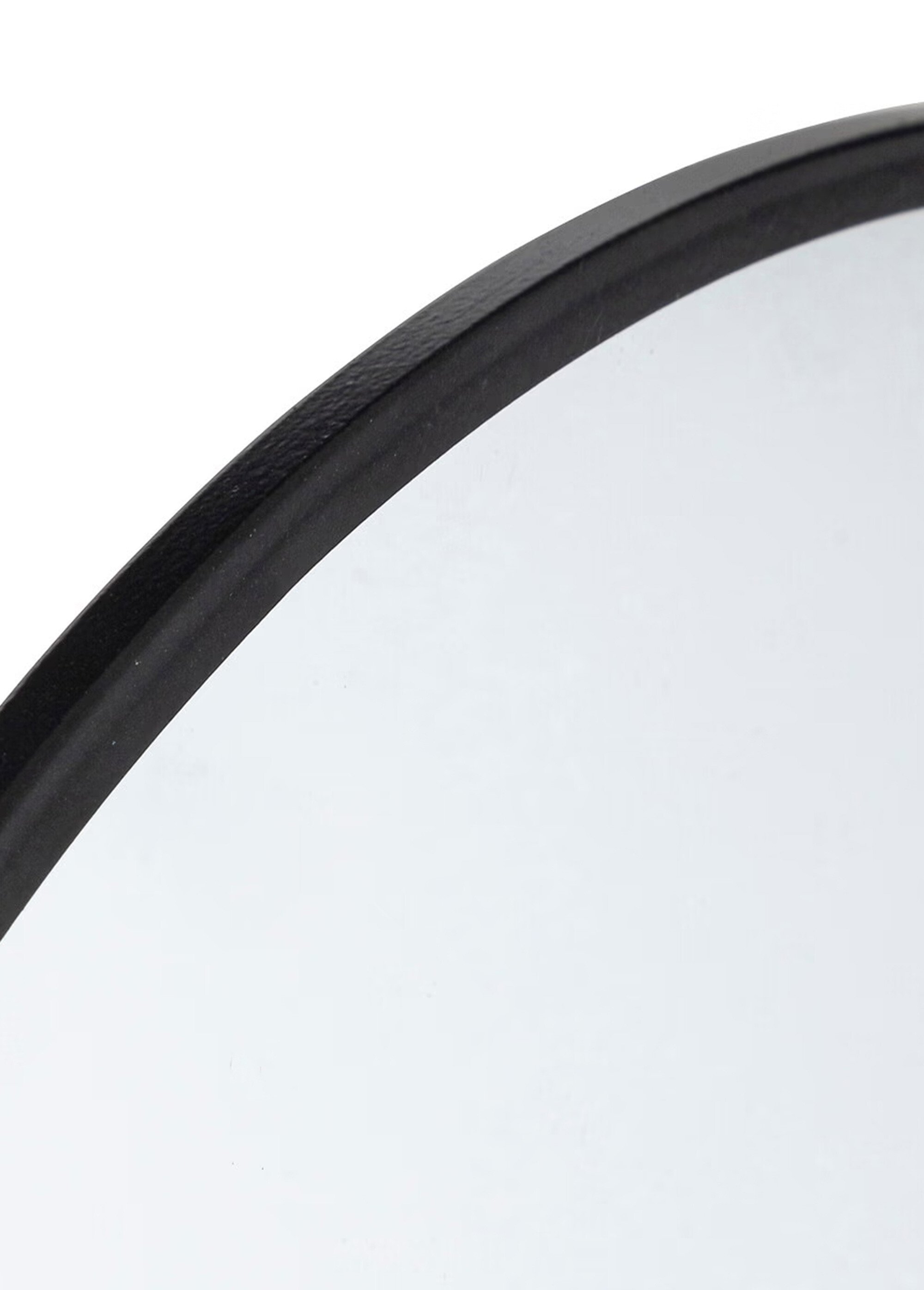 Miroir rond, contour fin aluminium Noir JJA-200200A DE2