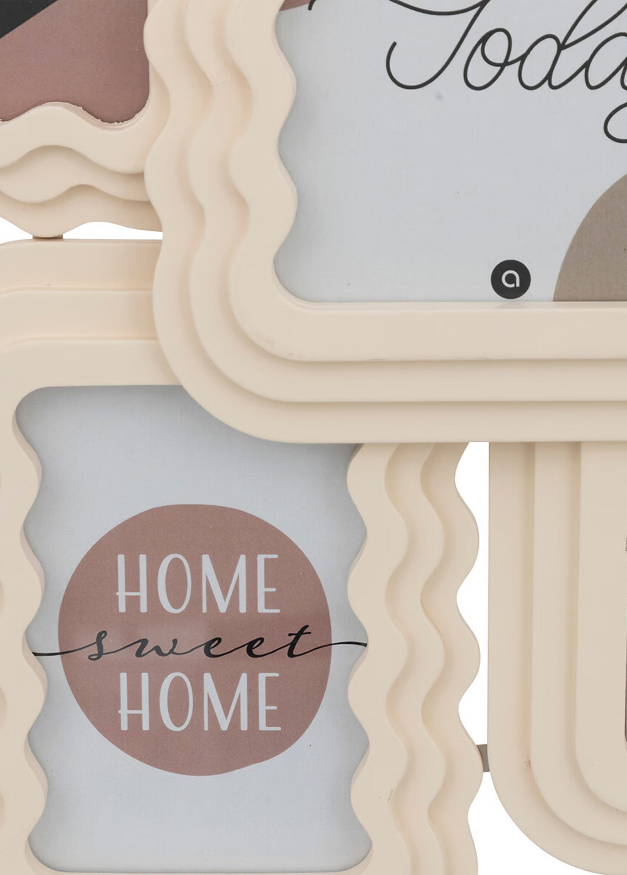 Pêle mêle formes ondulées pour 5 photos Beige JJA-203546 DE1