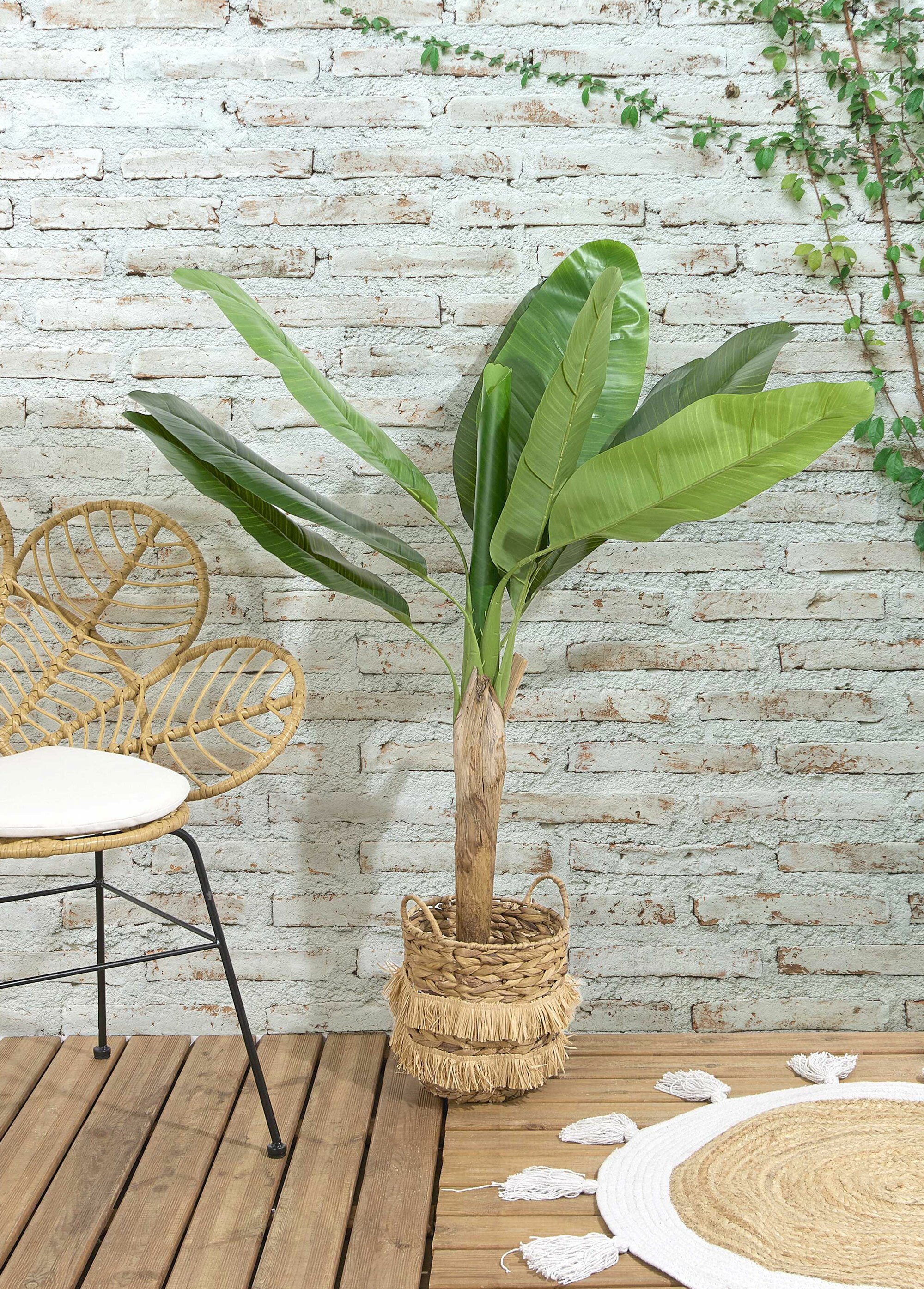Plante verte artificielle, bananier Vert CMP-HD0455 SI2