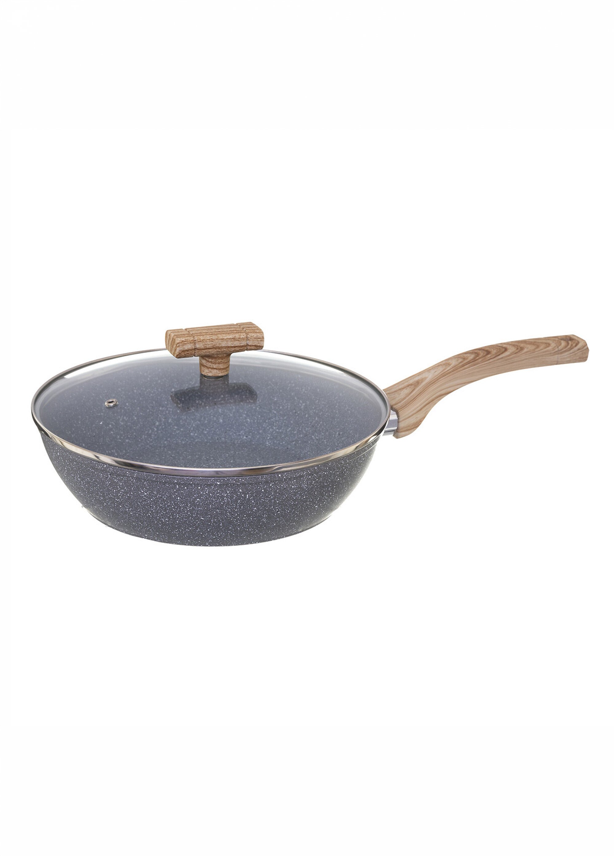 Sauteuse 28cm aluminium forgé anti adhérent Noir JJA-111011A FA1