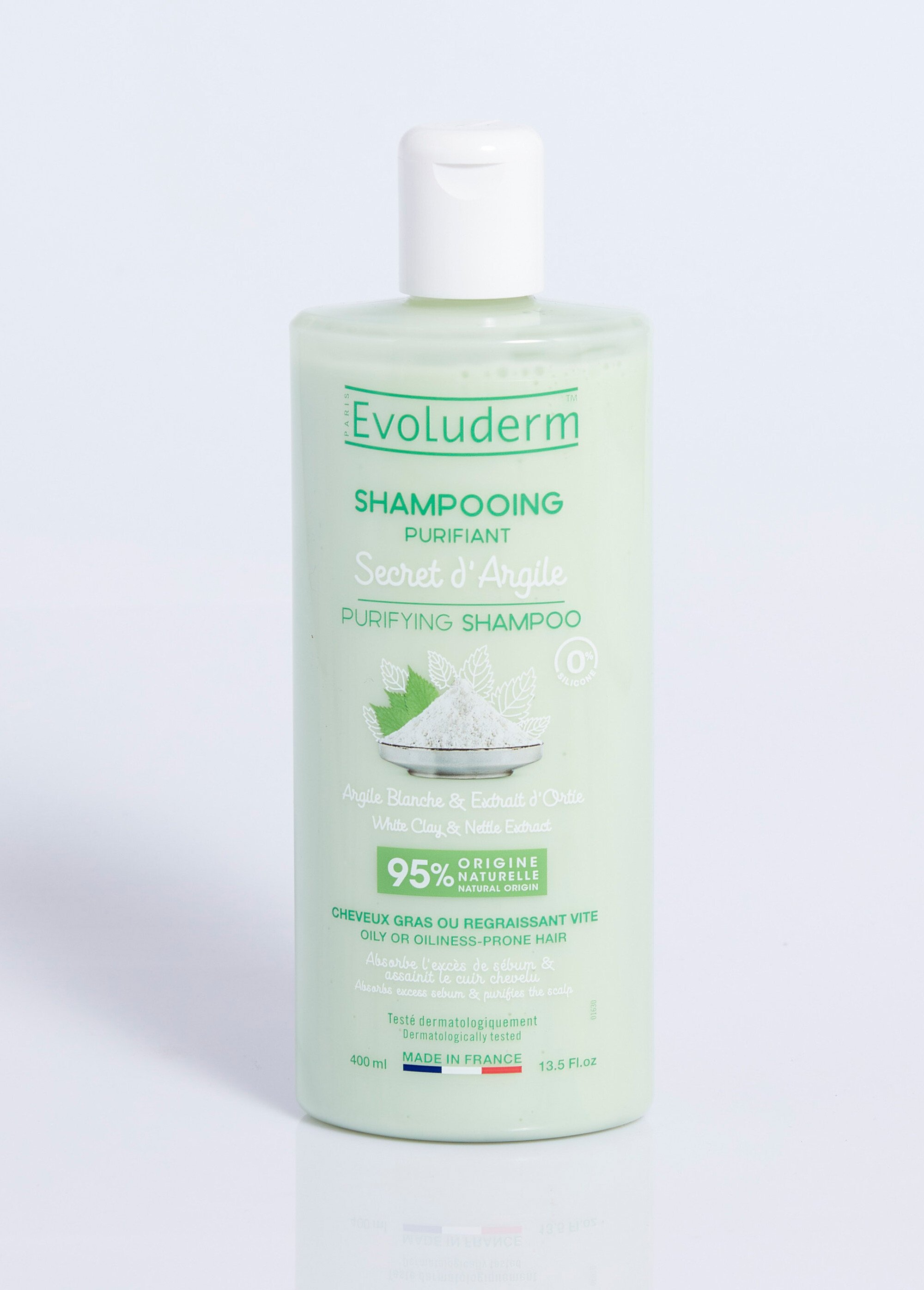 Shampoing purifiant à l'argile blanche