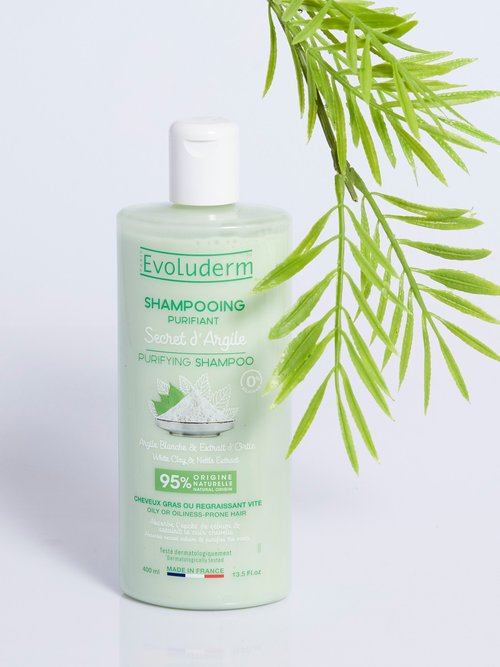 Shampoing purifiant à l'argile blanche Vert EVO-17311 SI1