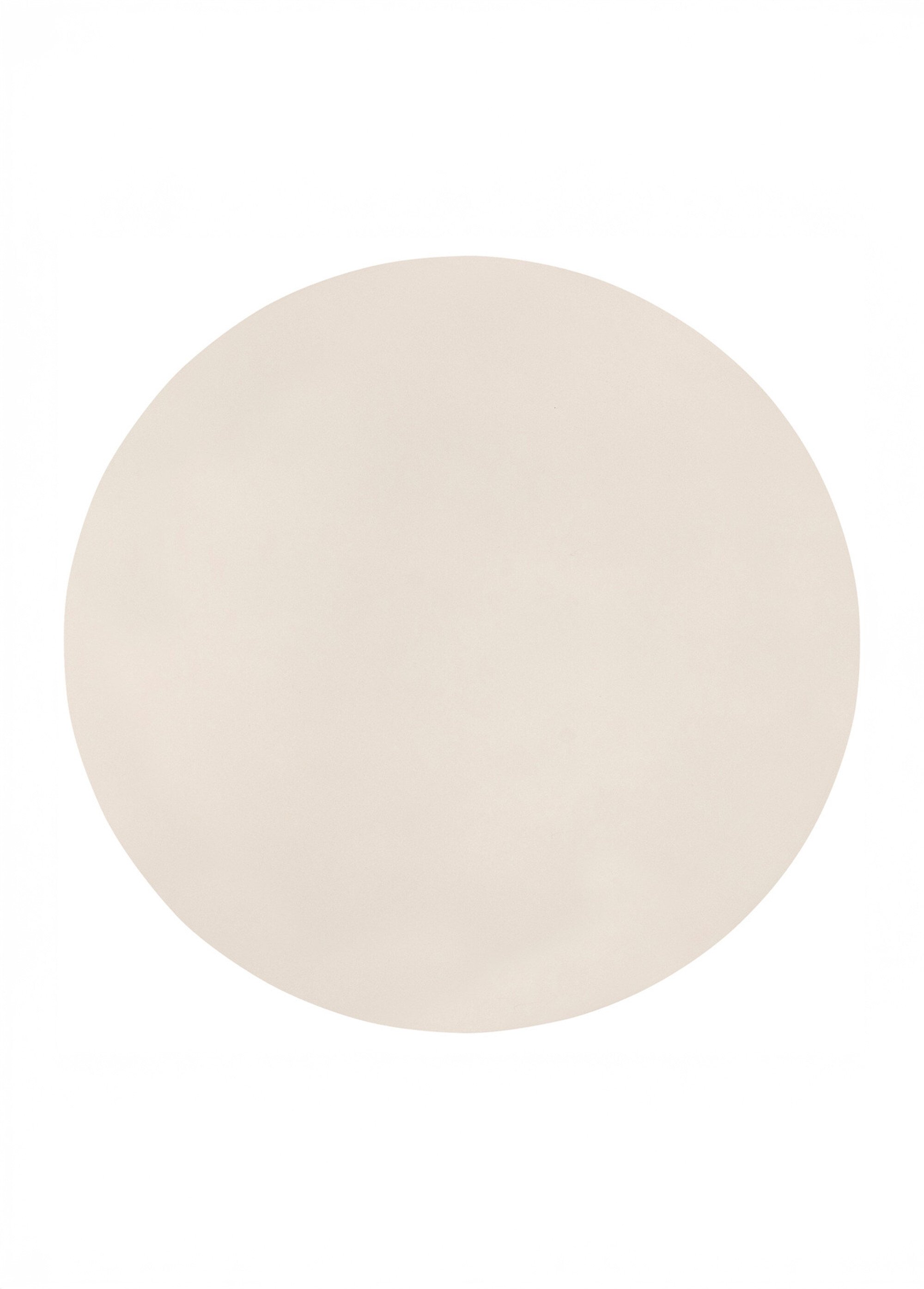 Table d'appoint ronde avec pieds striés BEIGE JJA-197897A OV1