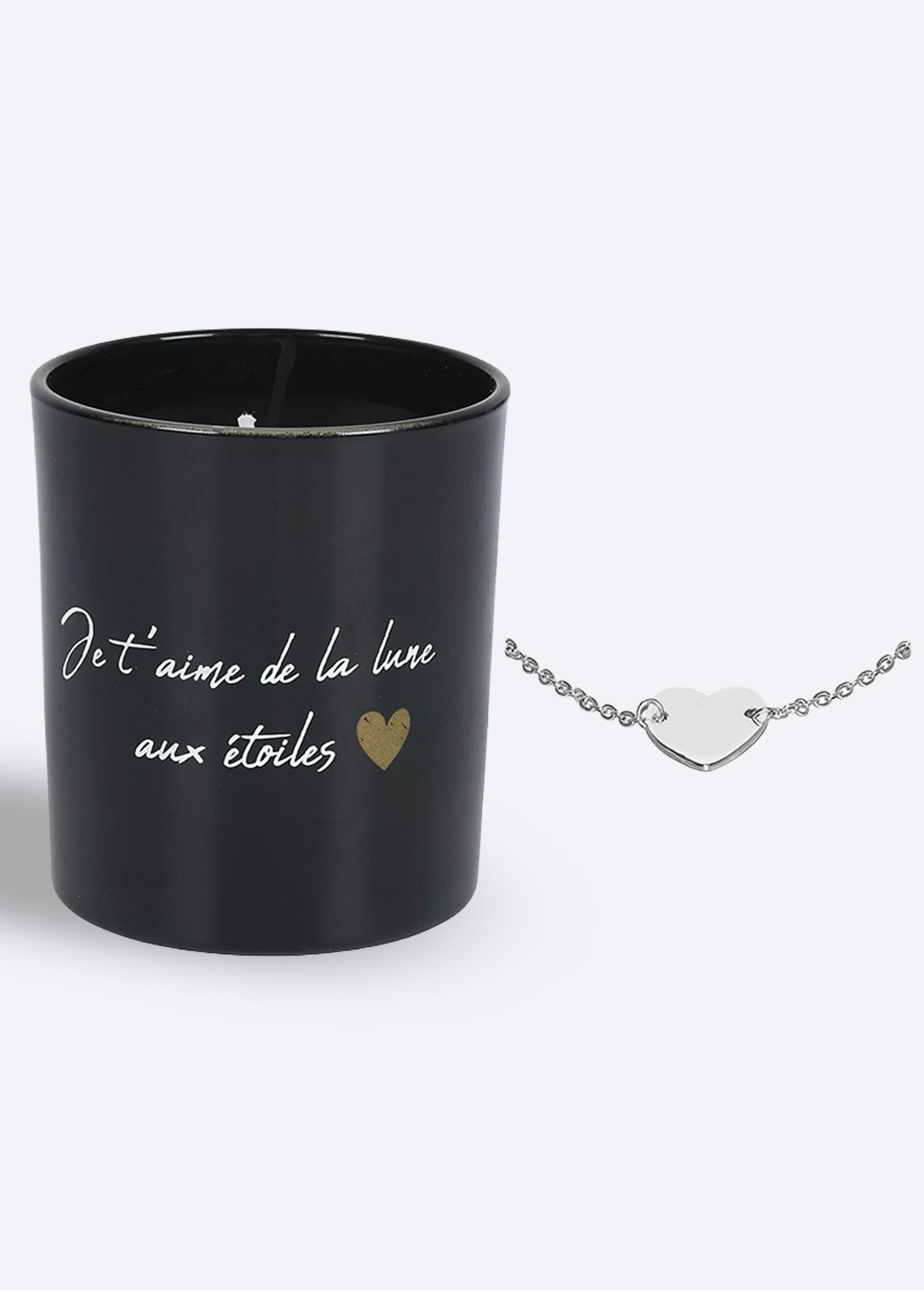 Bougie parfumée avec bracelet surprise Noir CMP-BO5230 FA1