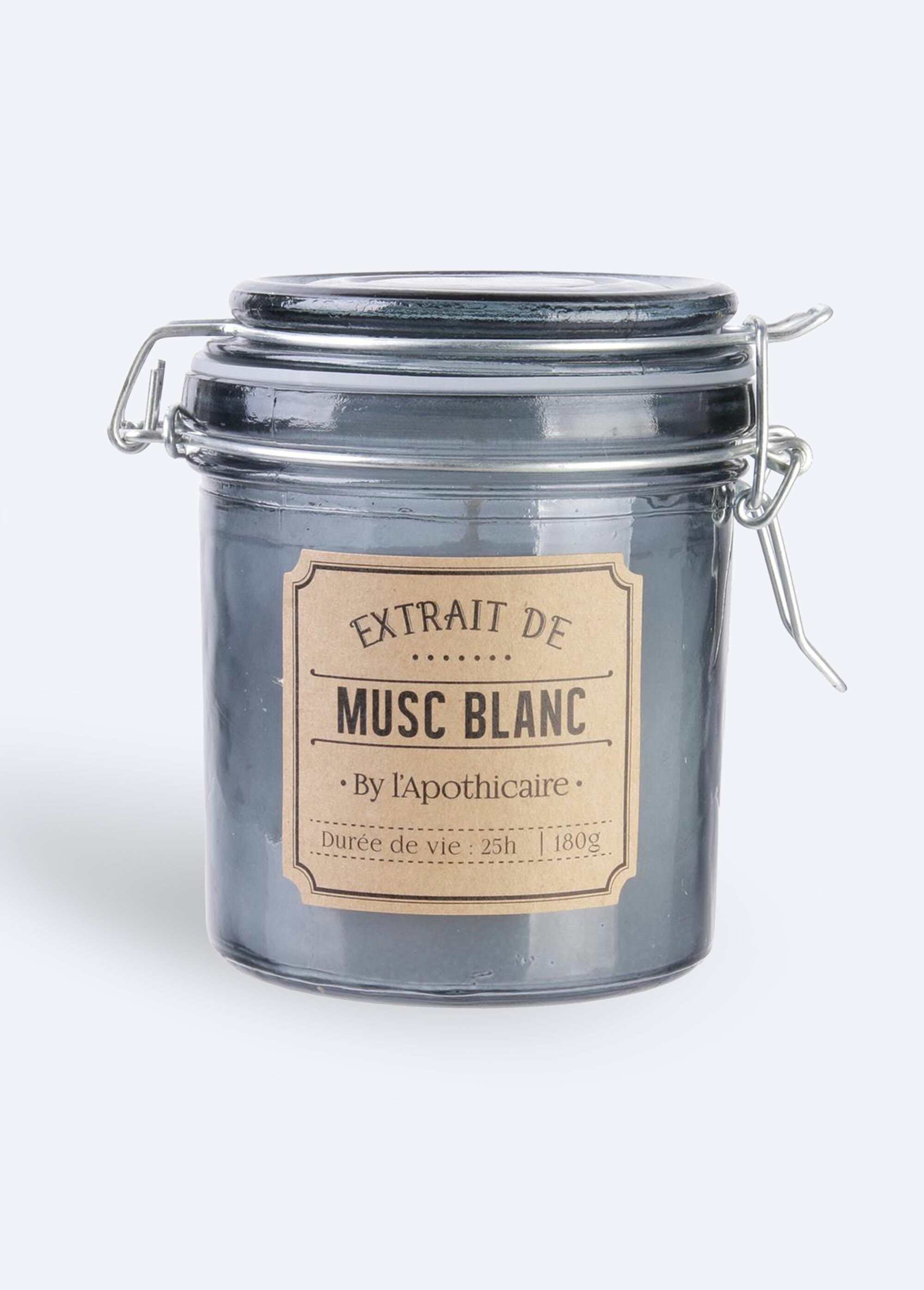 Bougie parfumée bocal verre teinté
