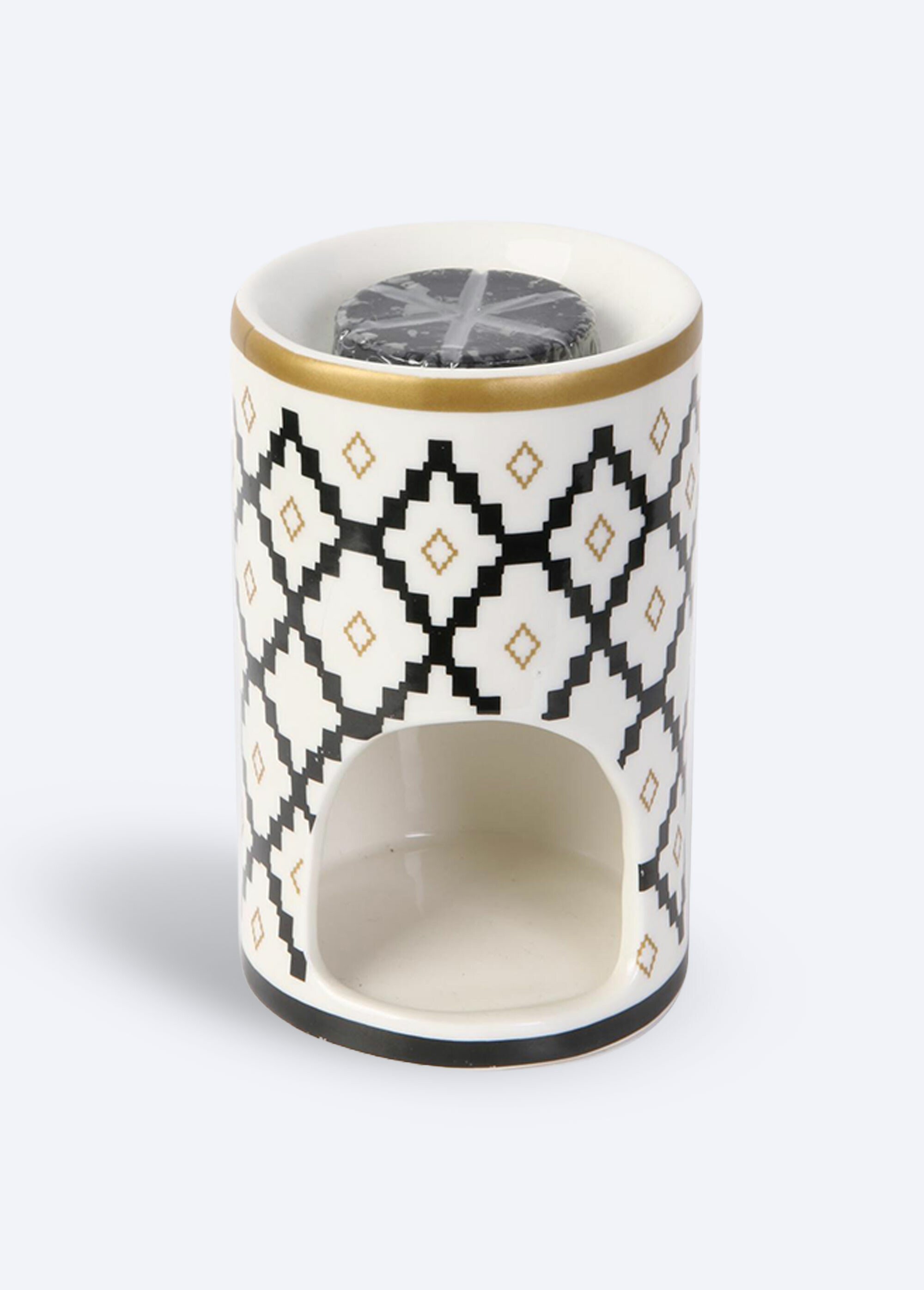 Brule parfum céramique + cire parfumée Blanc CMP-BO5384 FA1