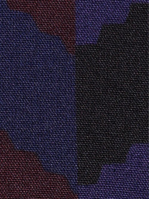 Coupon tissu, chevrons fantaisie VIOLET COT137584 DE2