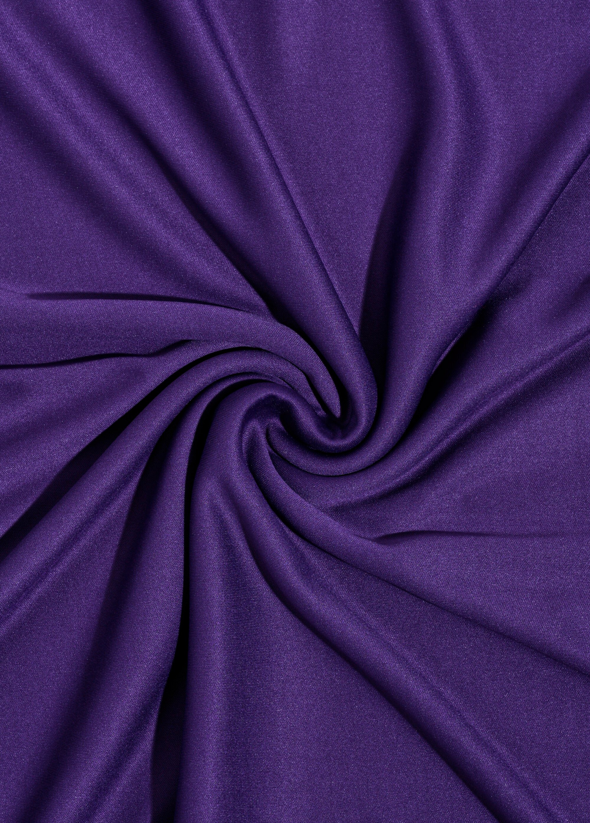 Coupon tissu habillement jersey, raisin VIOLET COT149898 FA1