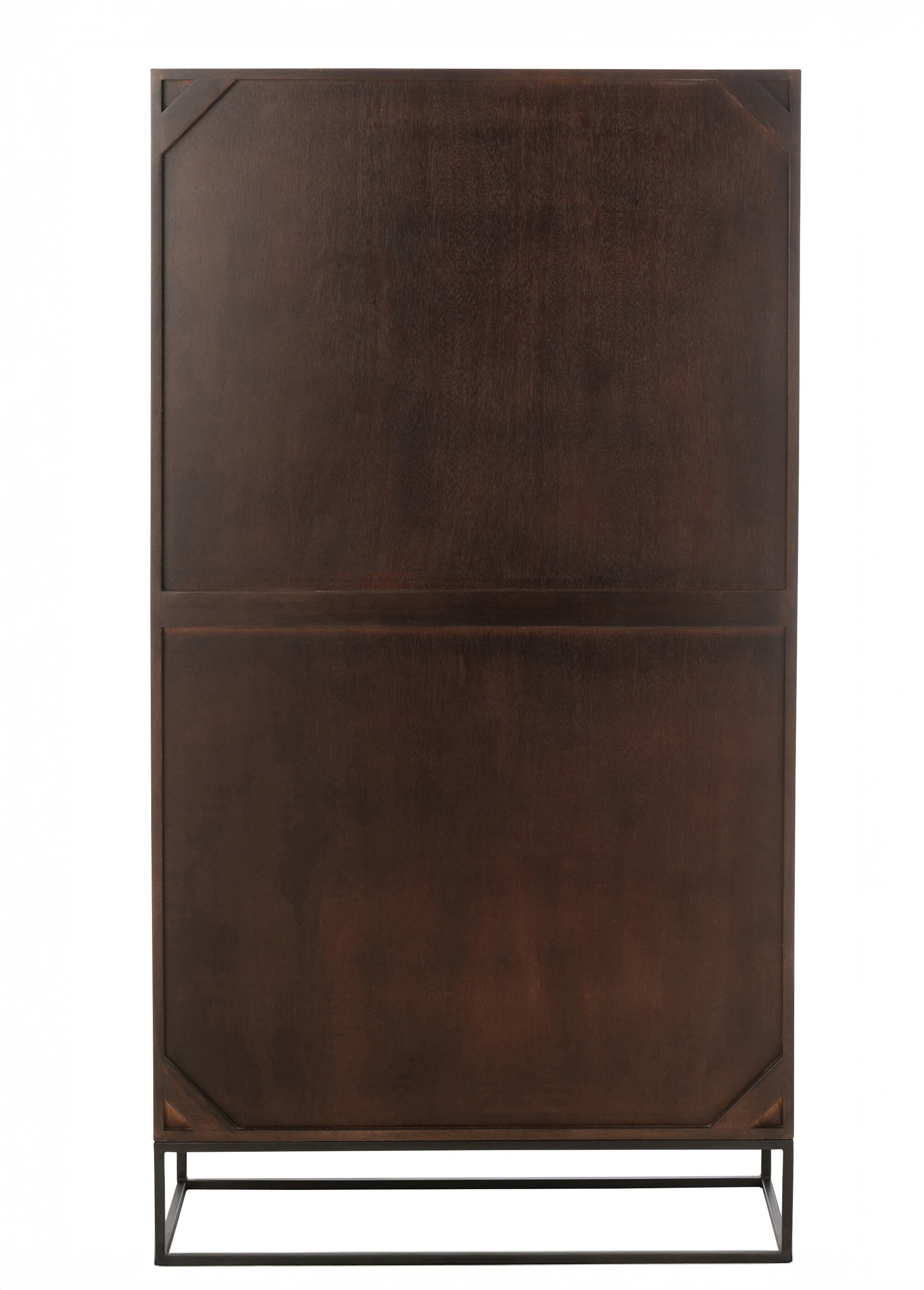 Etagère design arches, en manguier 1B