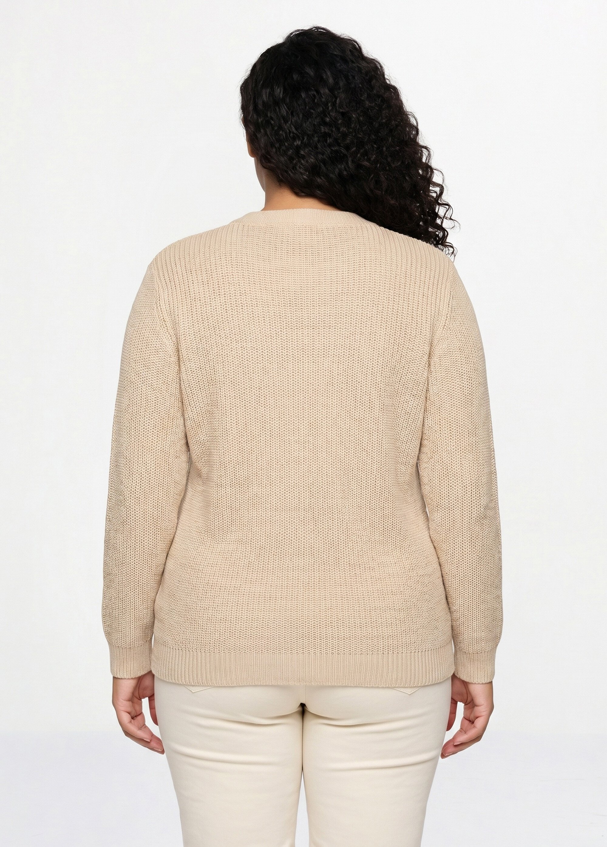 Gilet long boutonné brillant manches longues