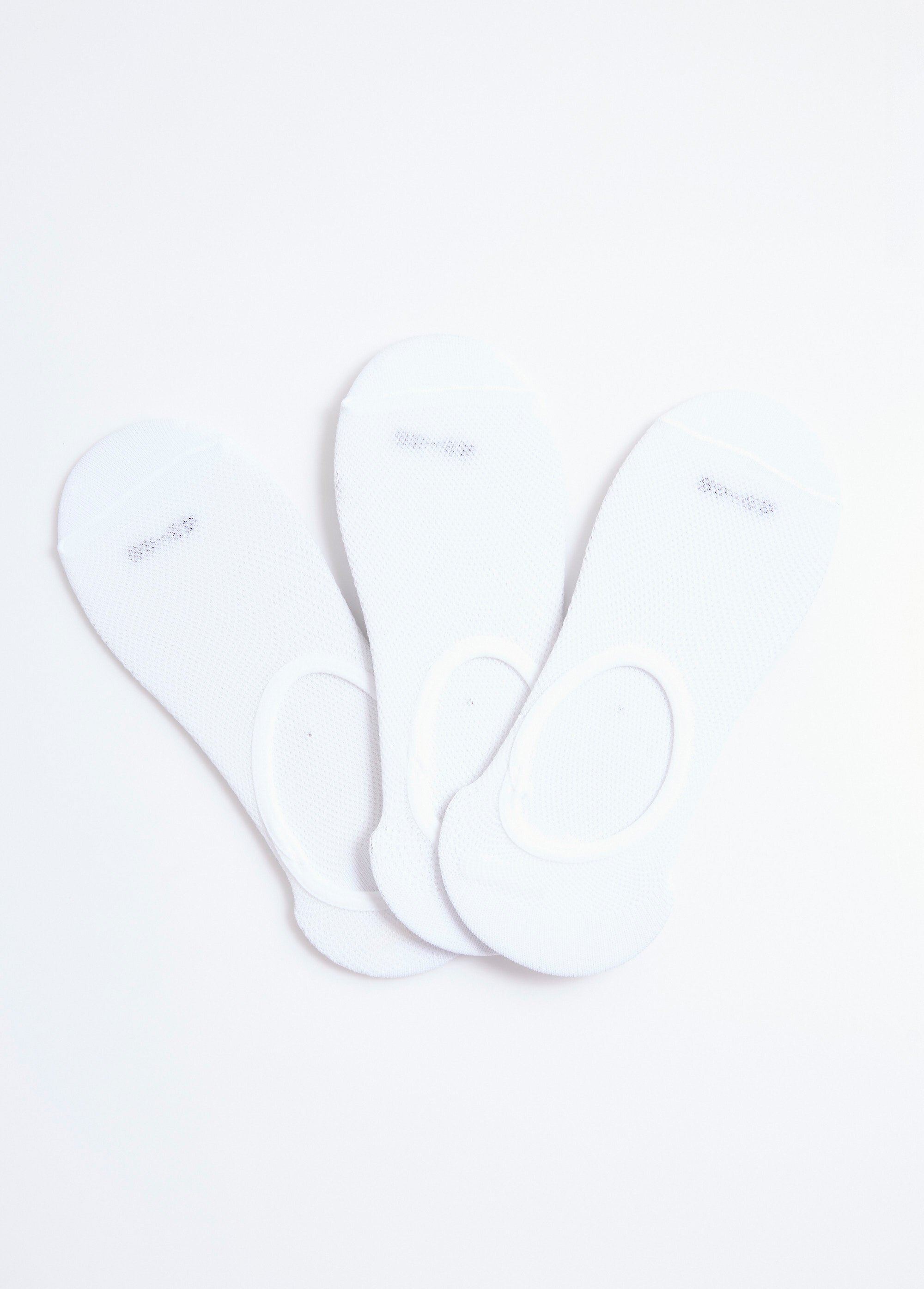 Lot de 3 Socquettes anti-glisse, clair