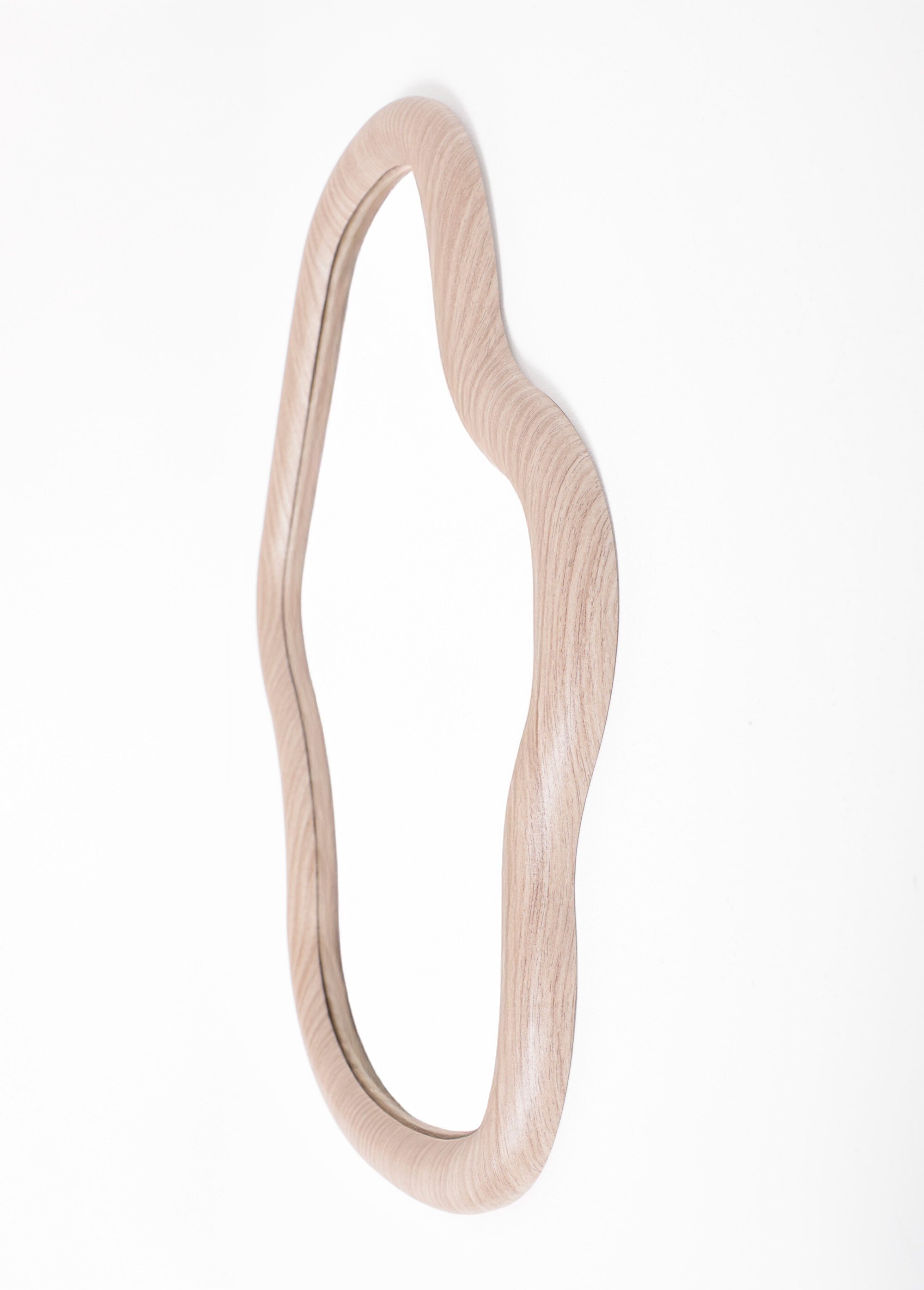 Miroir bois forme organique Beige KP-HZ1242870 DE1