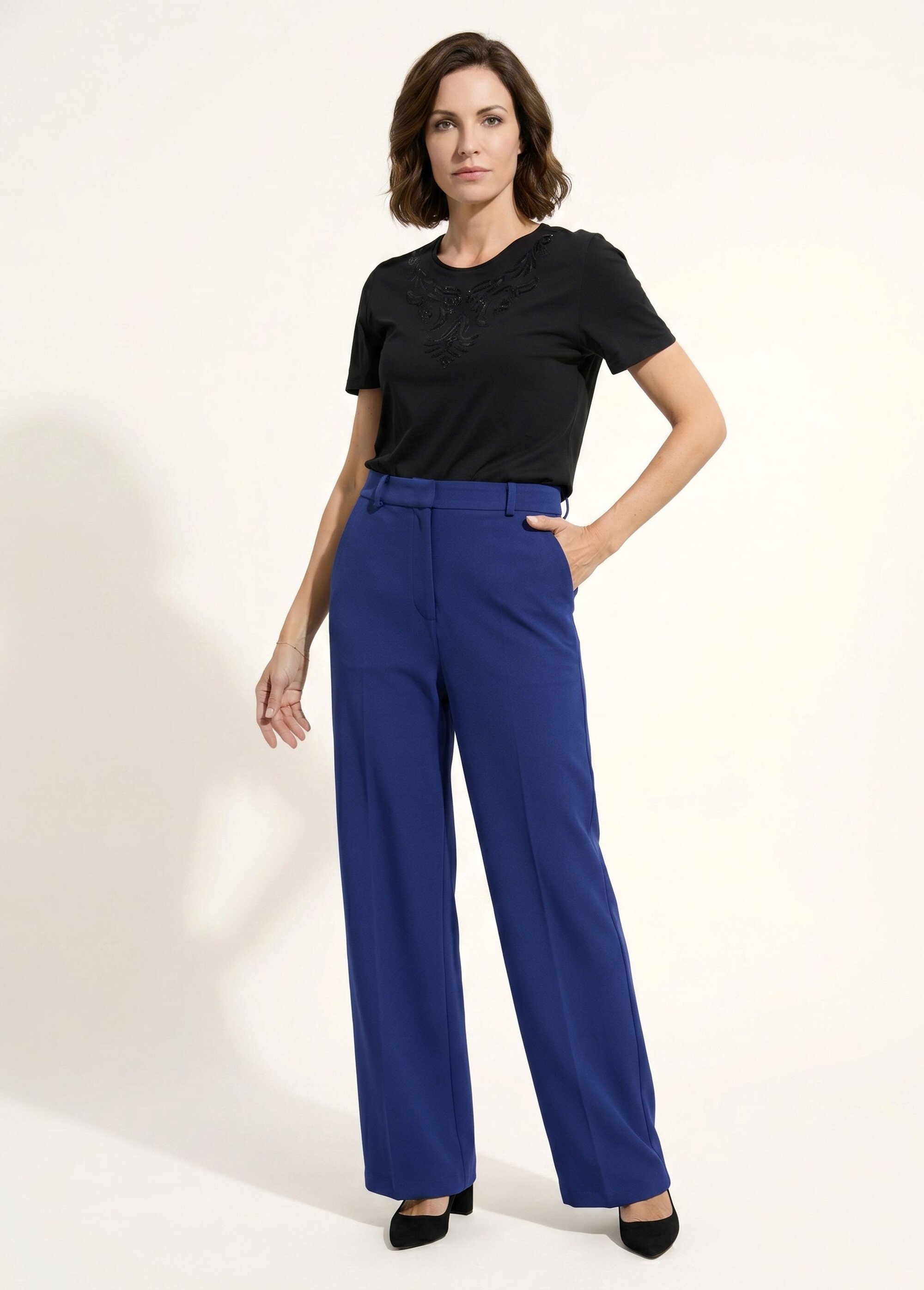 Pantalon fluide large