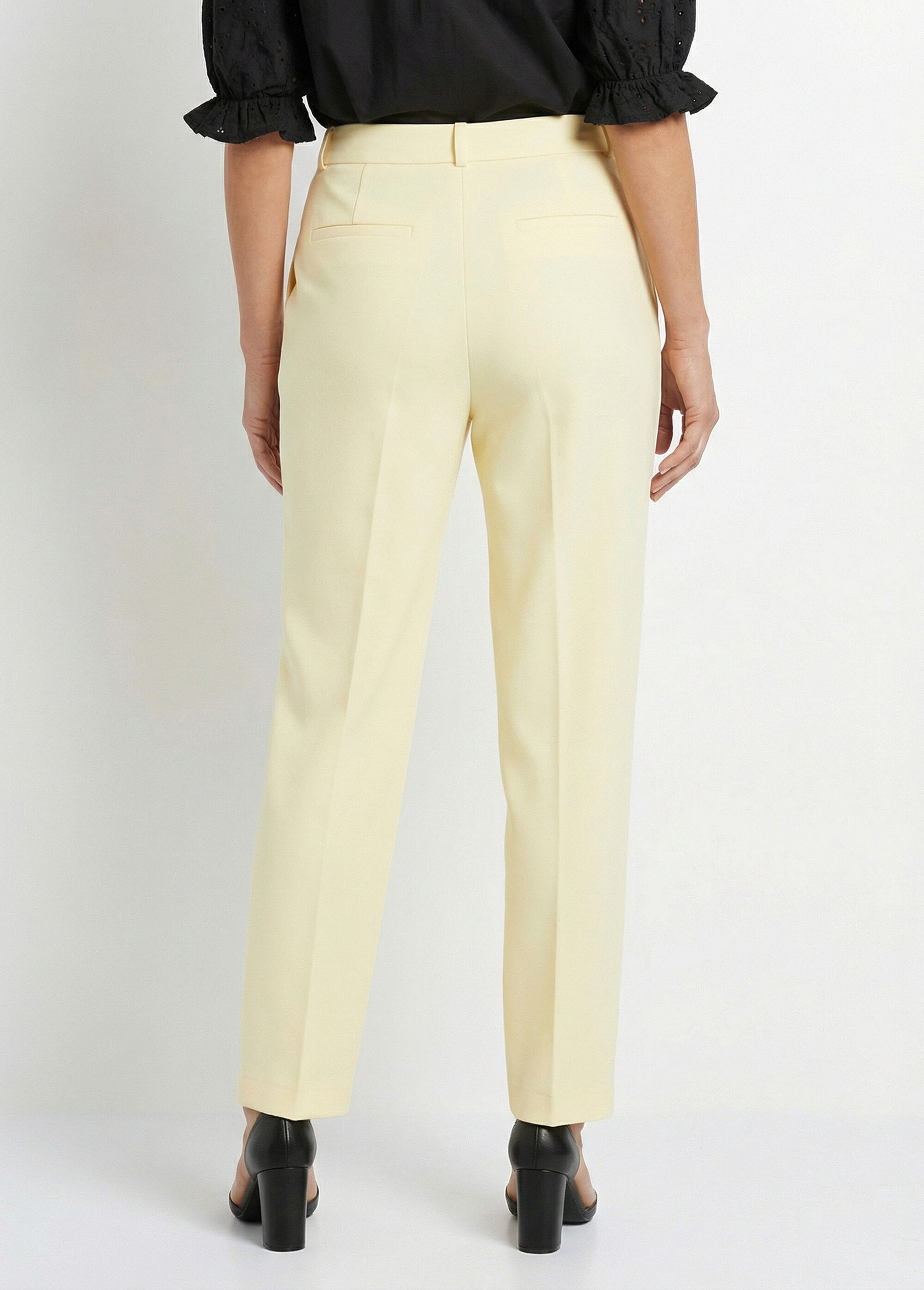 Pantalon fluide large Femme Jaune NEBULE DO1