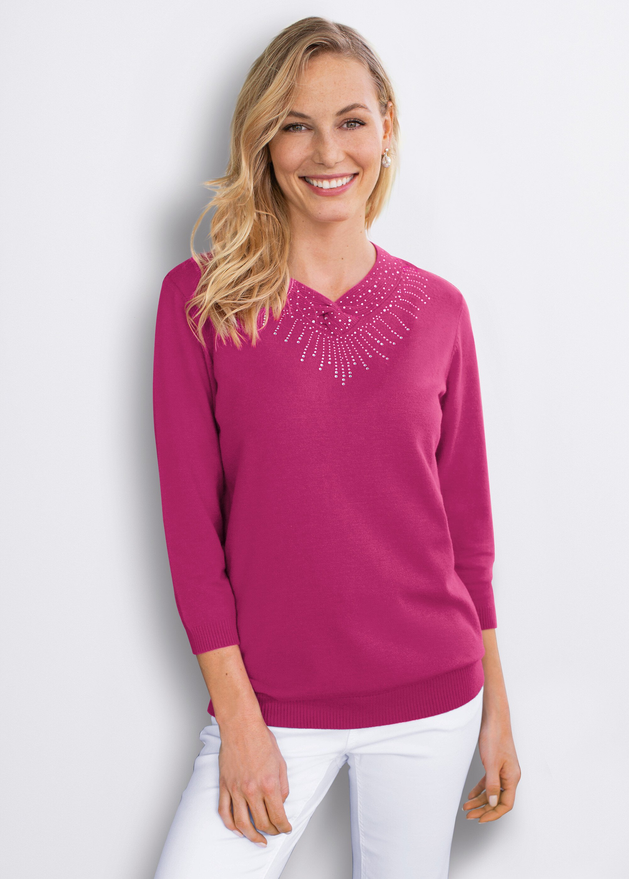 Pull bijou maille extra douce