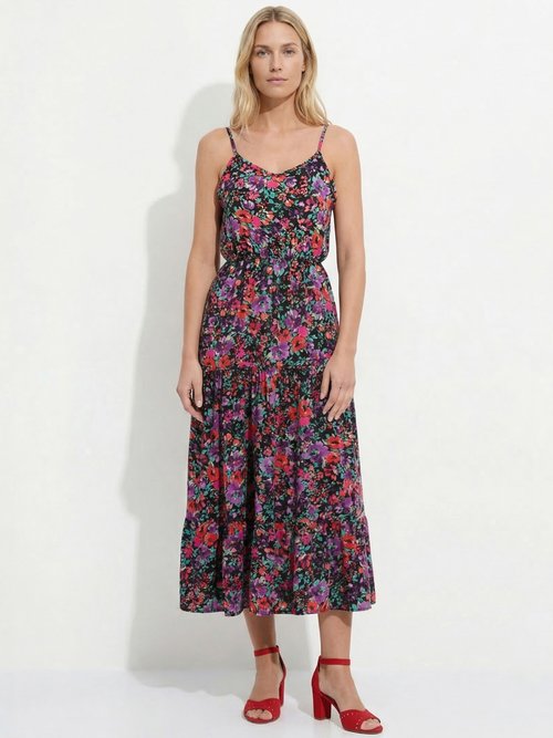 Robe longues volantée fines bretelles Femme MULTICOLORE ESMEANE FA1