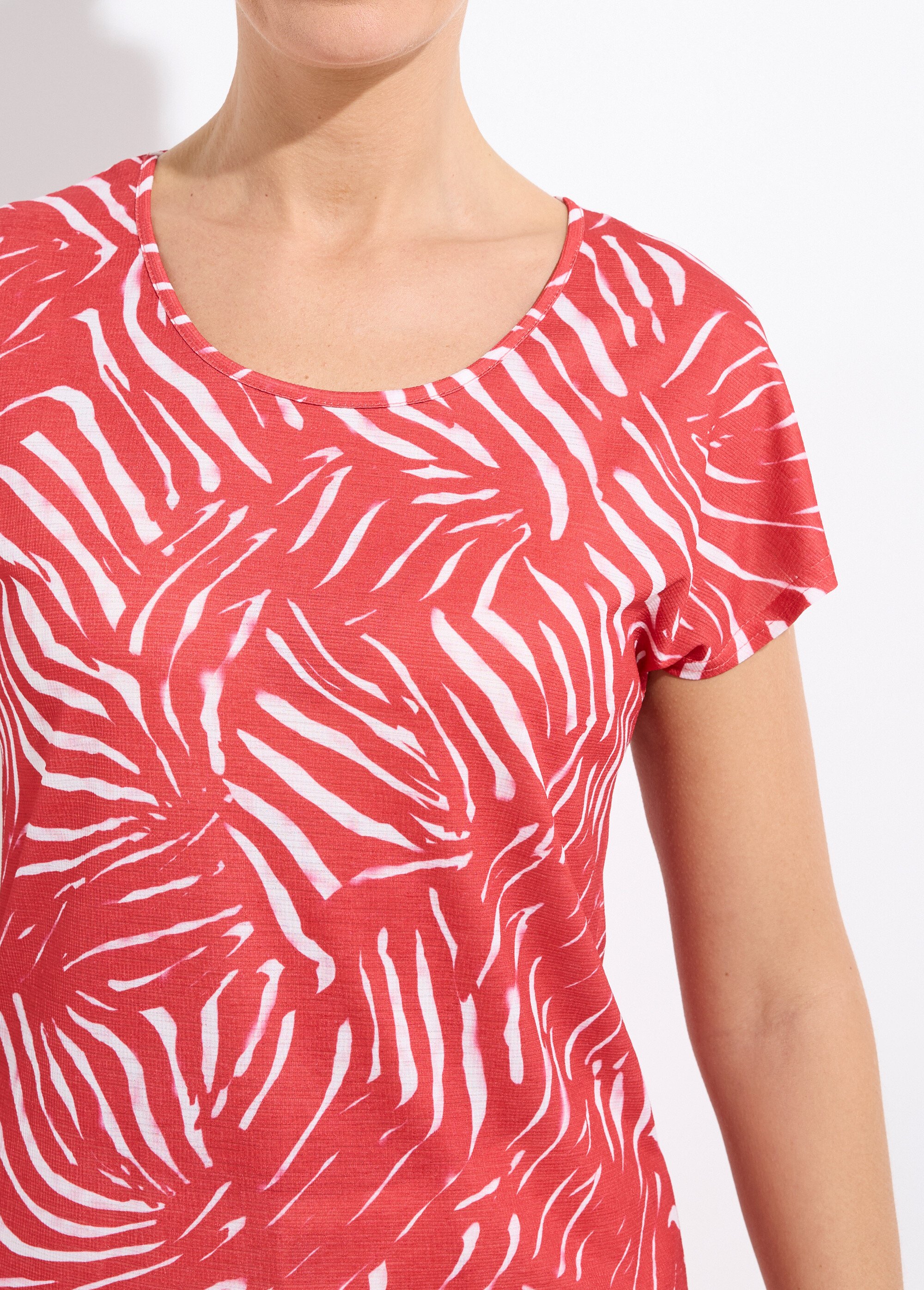 T-shirt col rond manches courtes imprimé