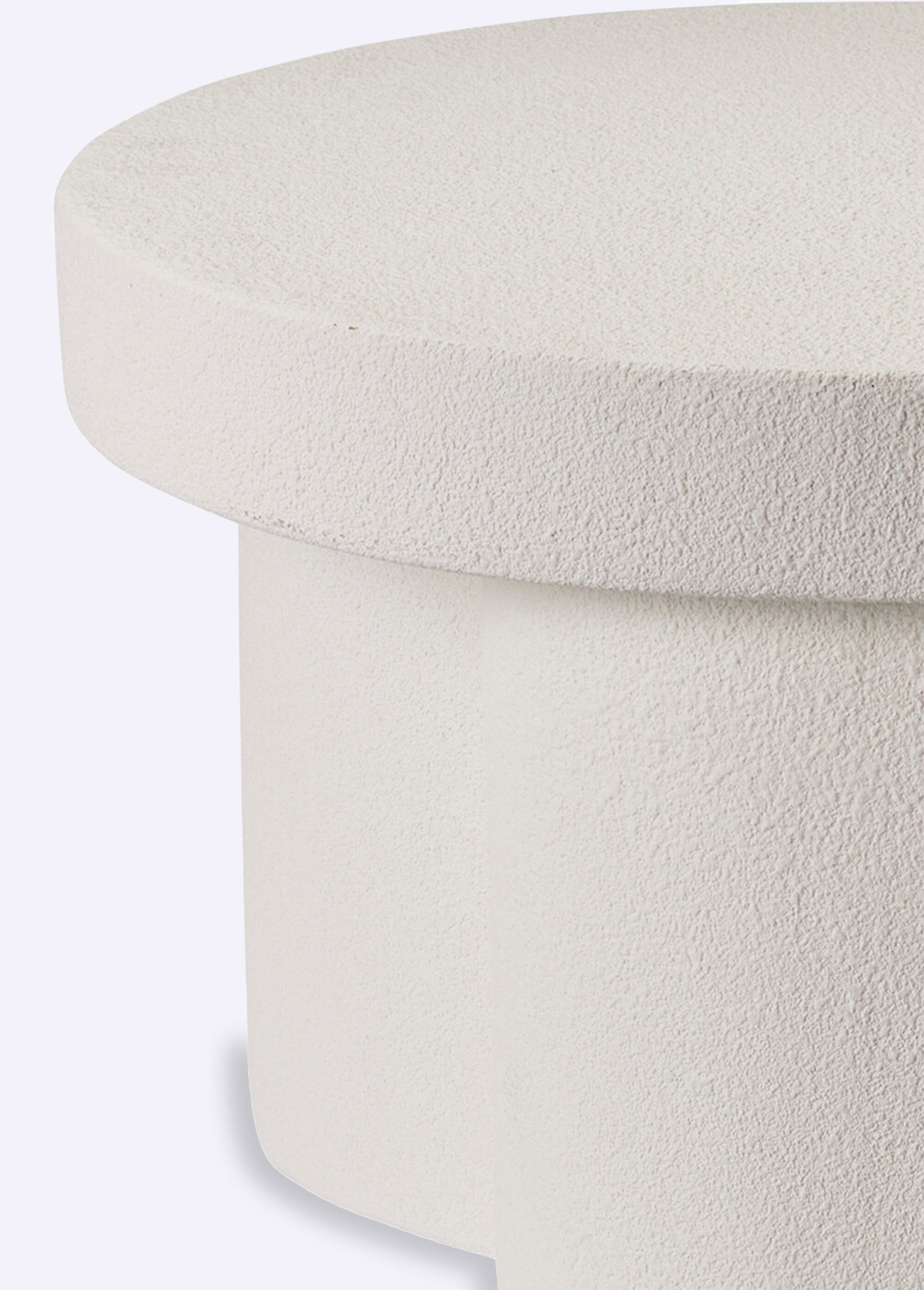 Table basse en métal, aspect brut BLANC KP-HZ1259930 DE1