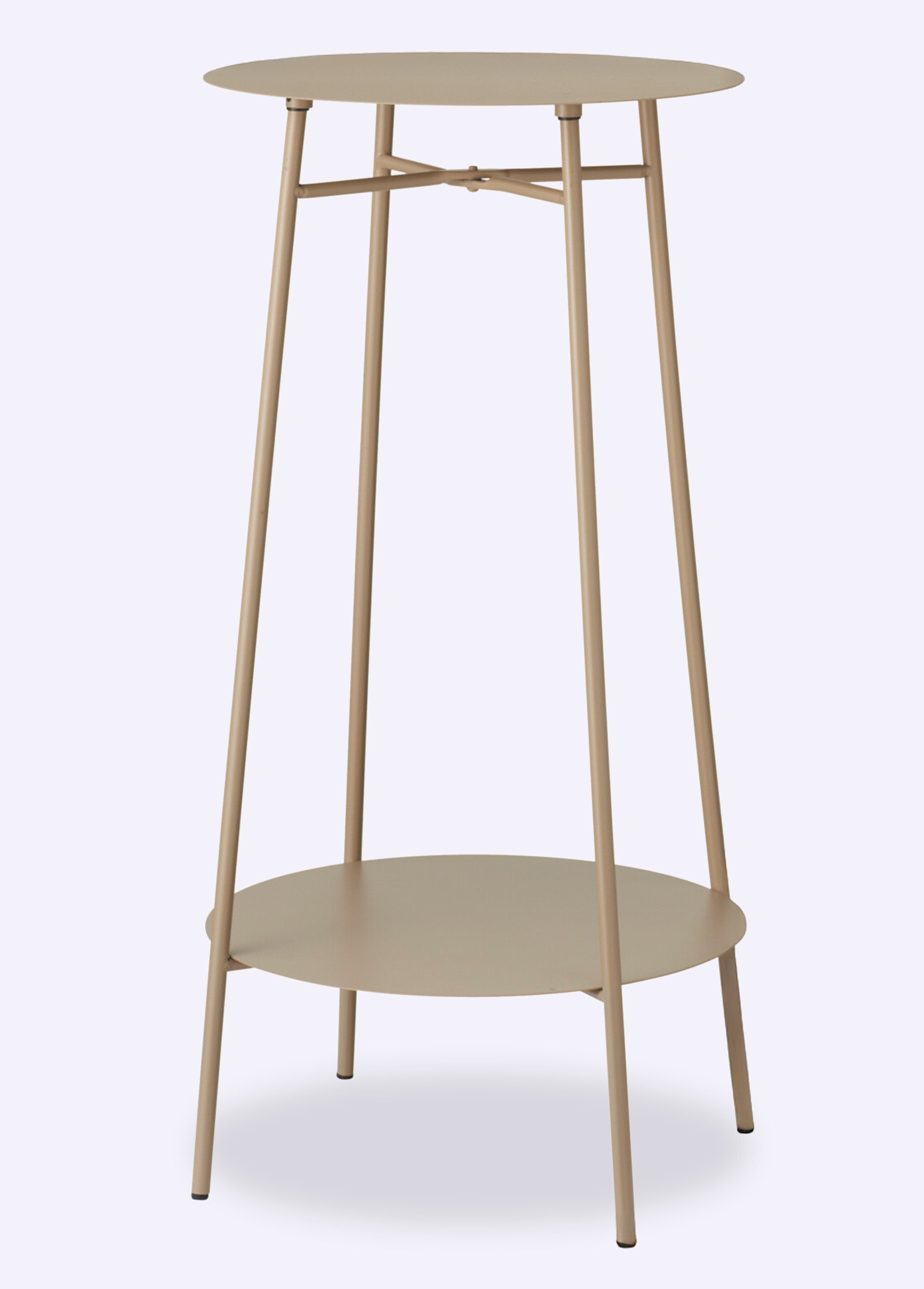 Table d'appoint en métal façon sellette MARRON KP-HZ1242920 FA1