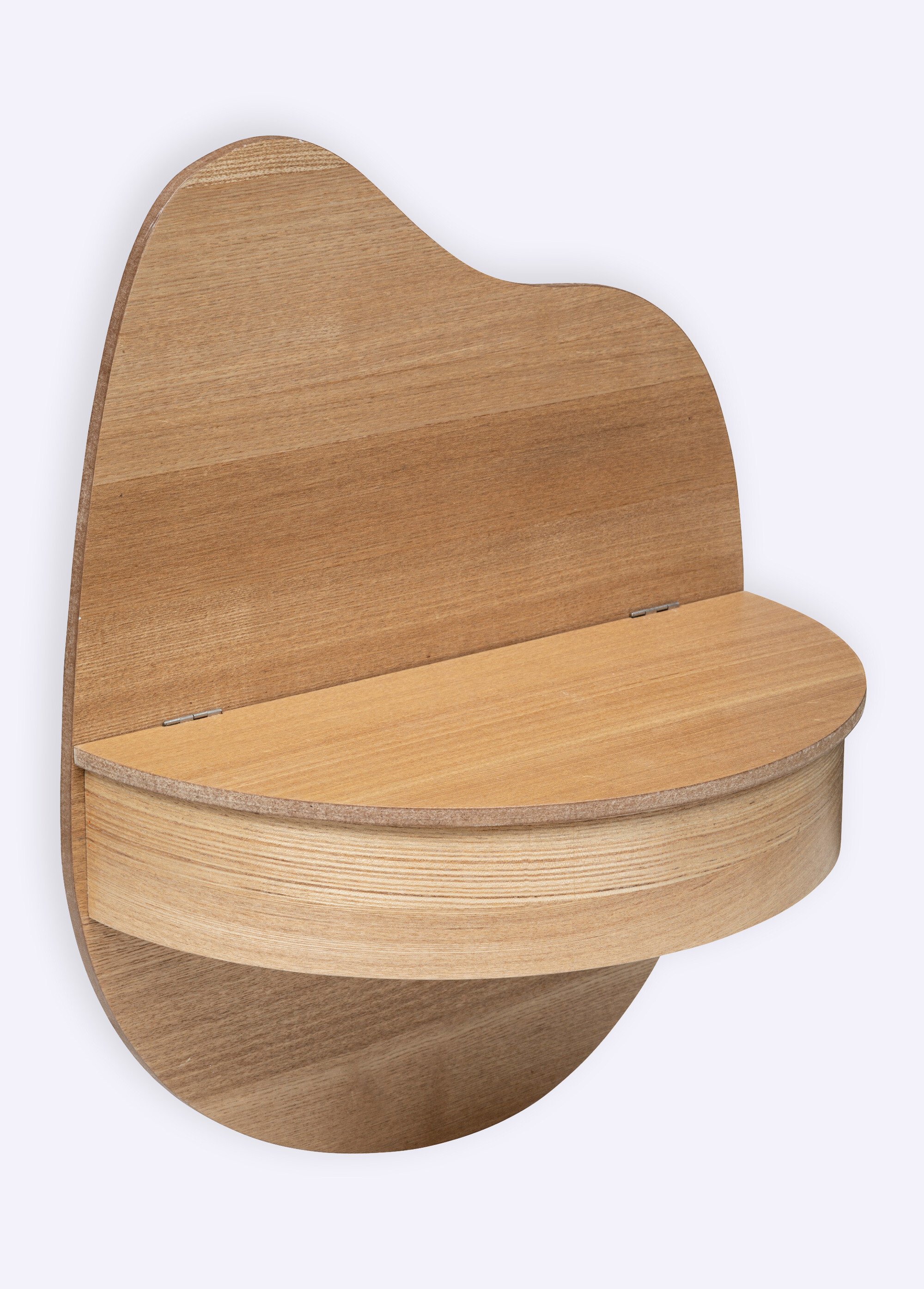 Tablette murale avec rangement caché MARRON JJA-197645 FA1