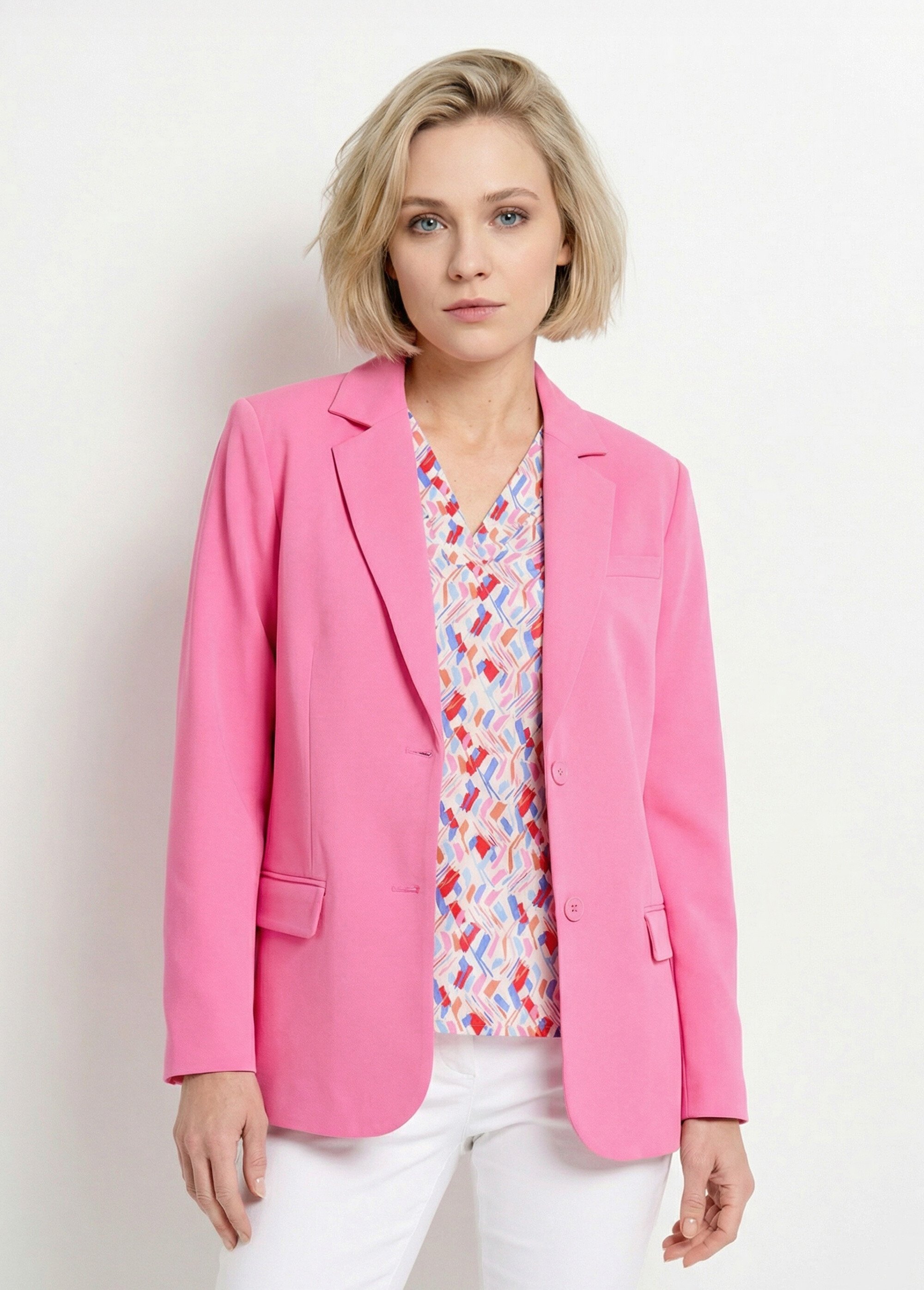 Veste Quacker Factory Femme Taille S – Rose Et Or – Fermeture éclair – Strass