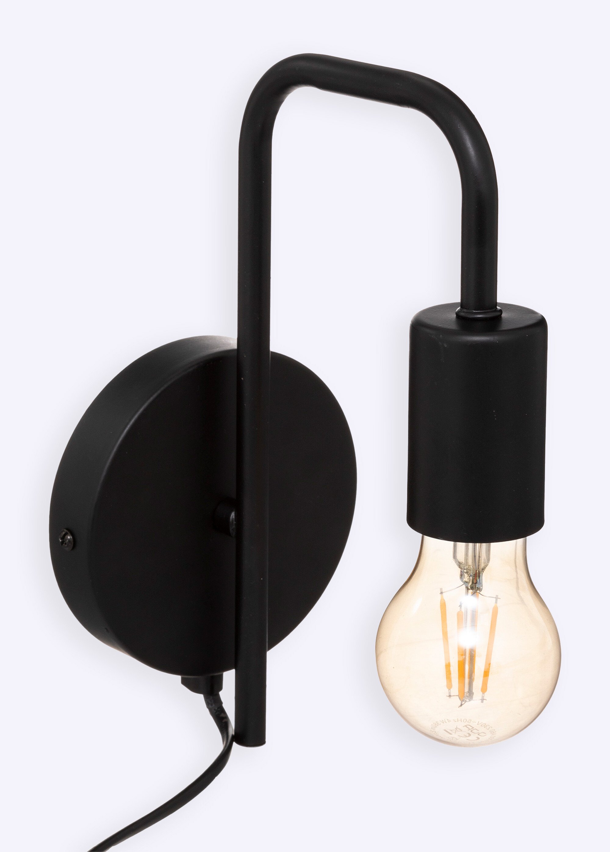 Applique murale design en acier, Keli NOIR JJA-182401B FA1