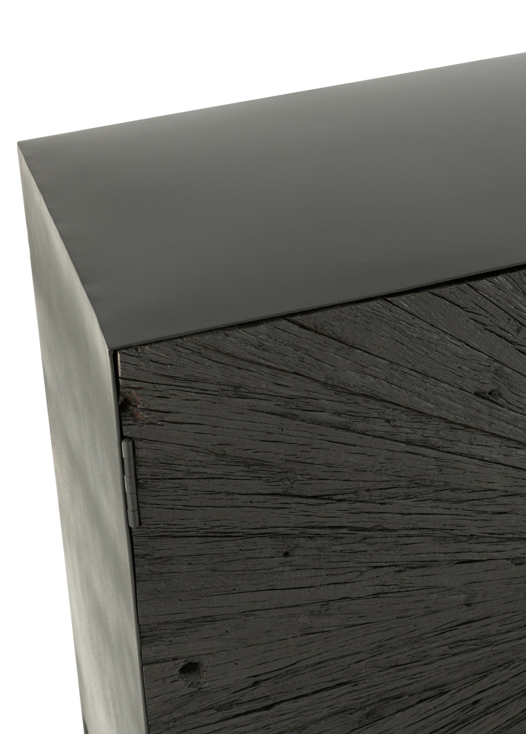 Buffet teck façade décor perspective NOIR JP-37756 DE2