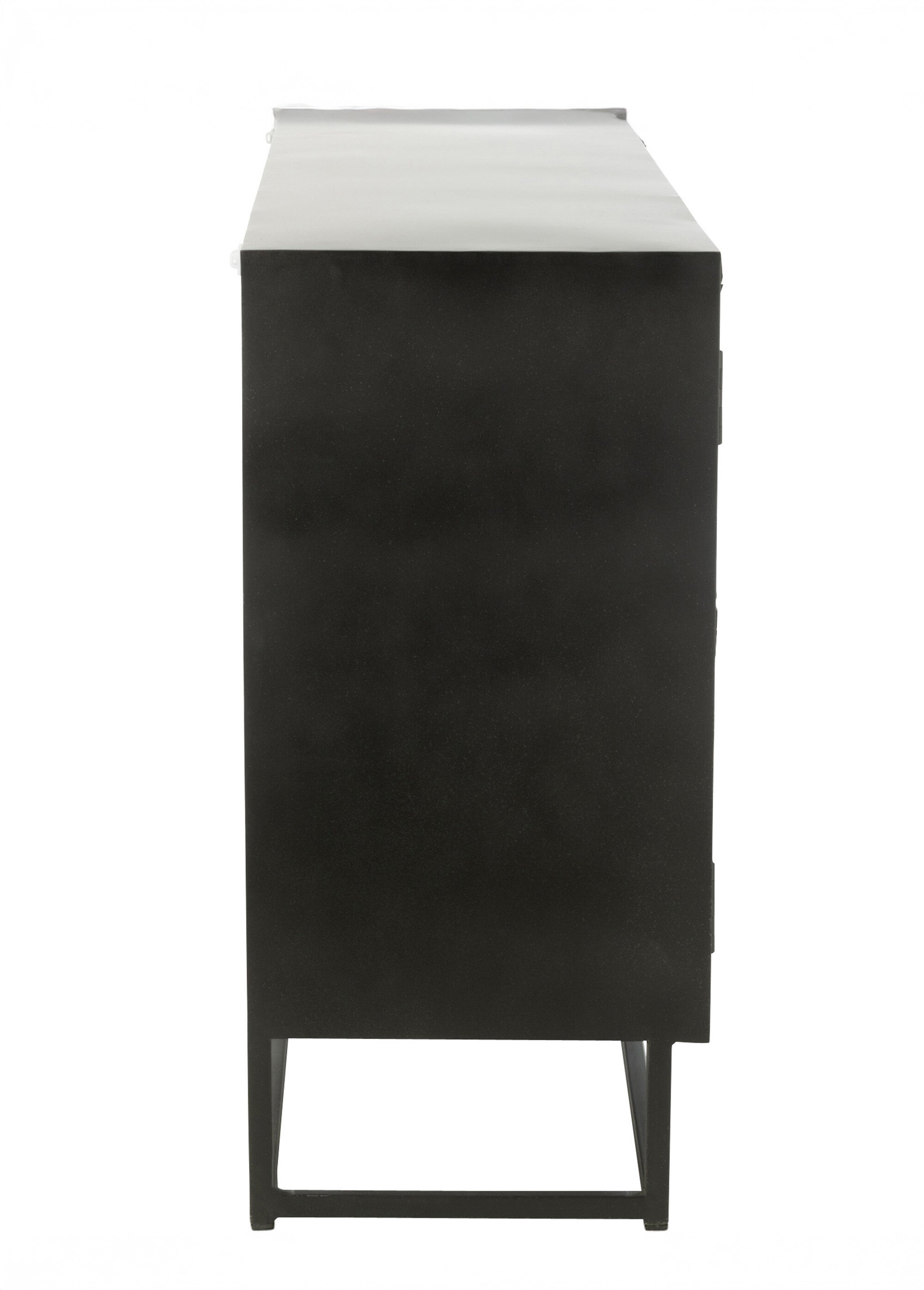 Buffet teck façade décor perspective NOIR JP-37756 DR1