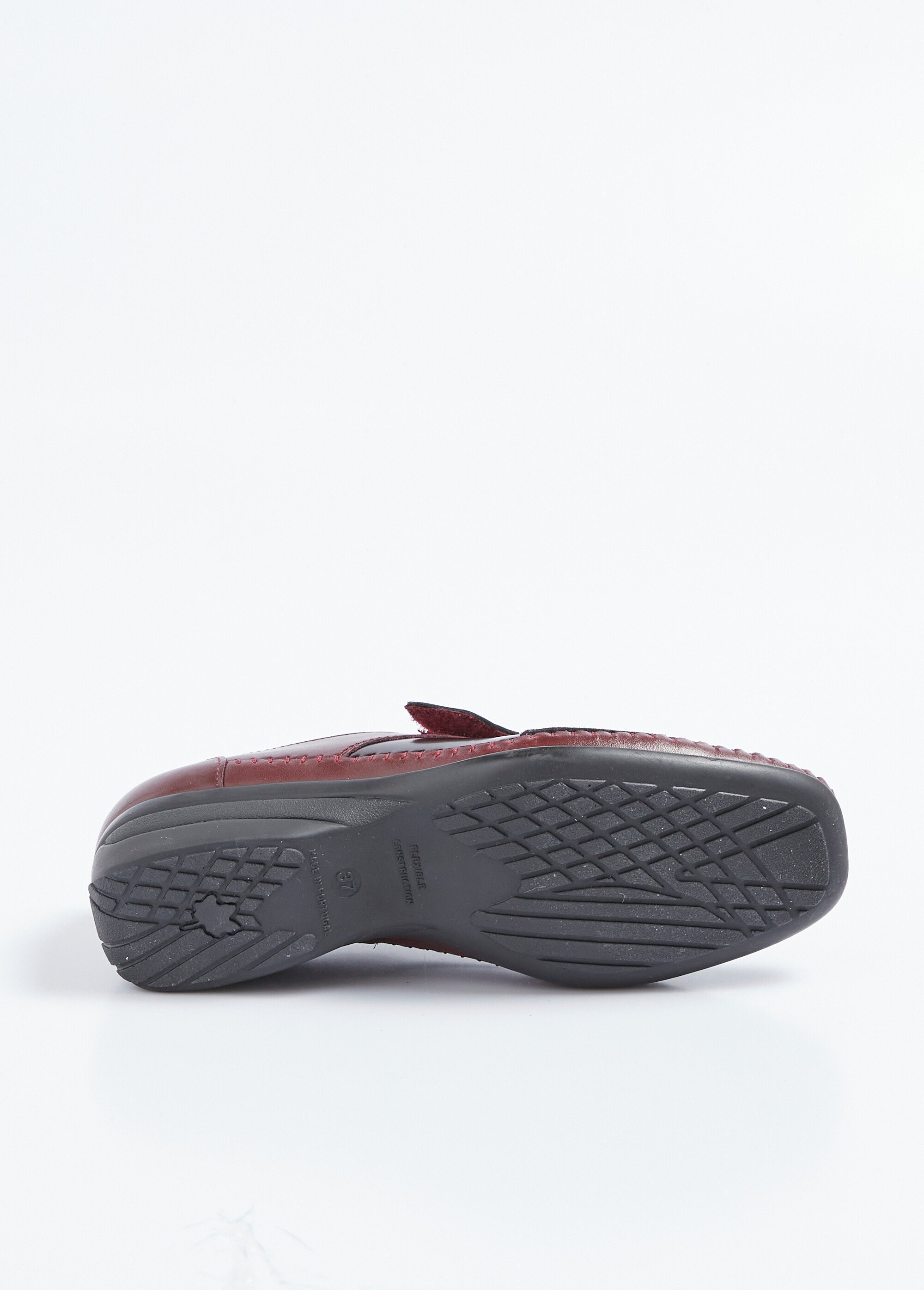 Derbies compensées scratchées Femme Rouge OREE UN1