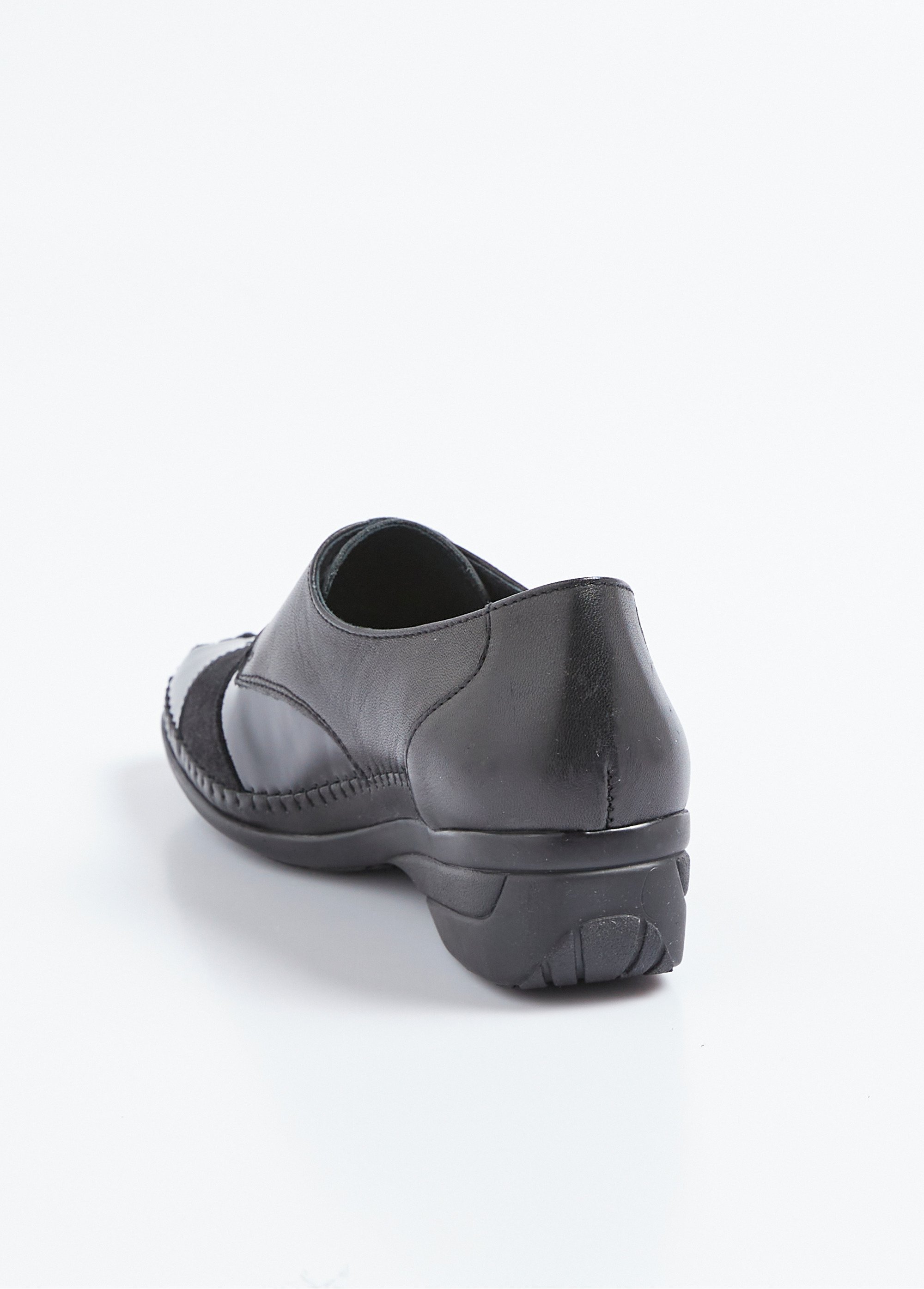 Derbies compensées scratchées Femme Noir OREE DO1