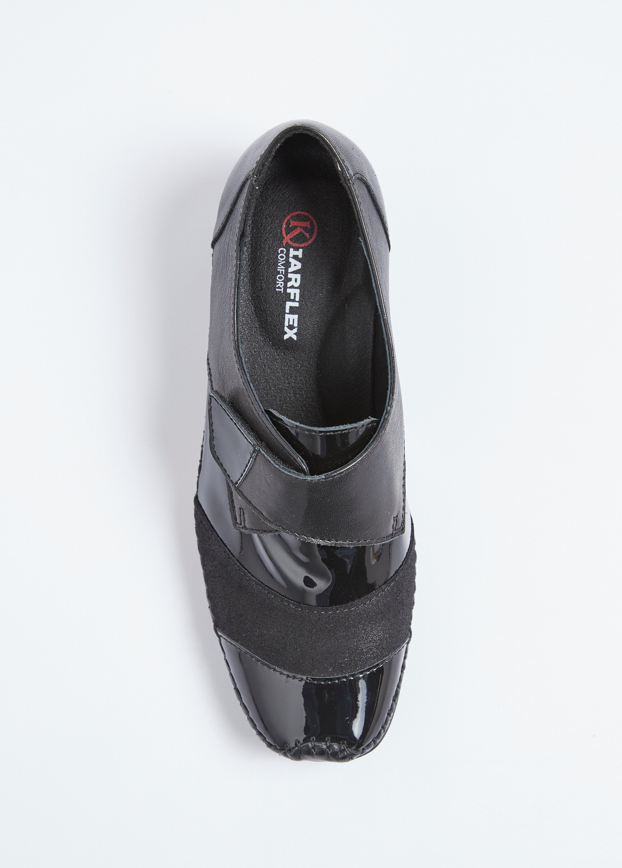 Derbies compensées scratchées Femme Noir OREE OV1